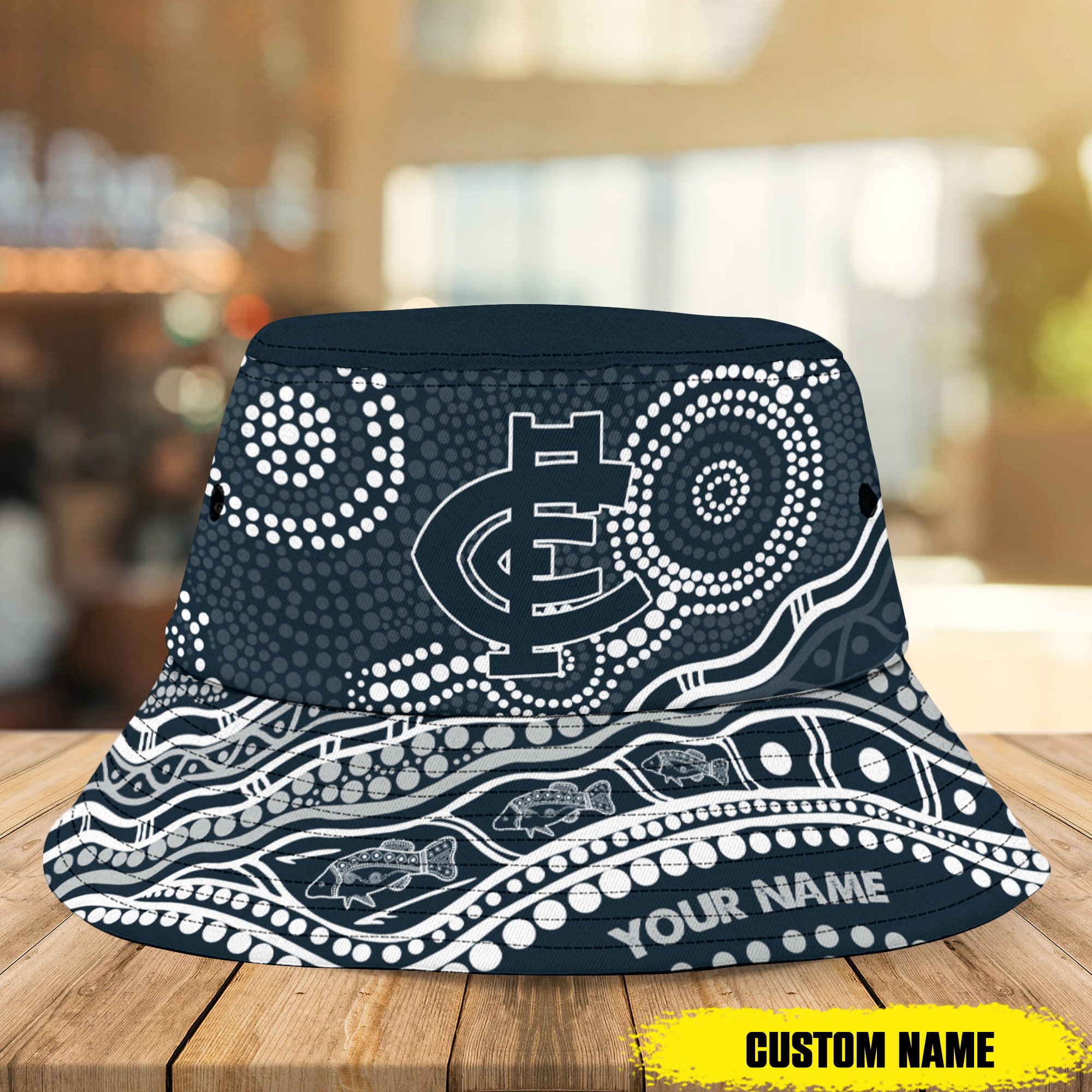 Afl Carlton Personalized Bucket Hat For Fans