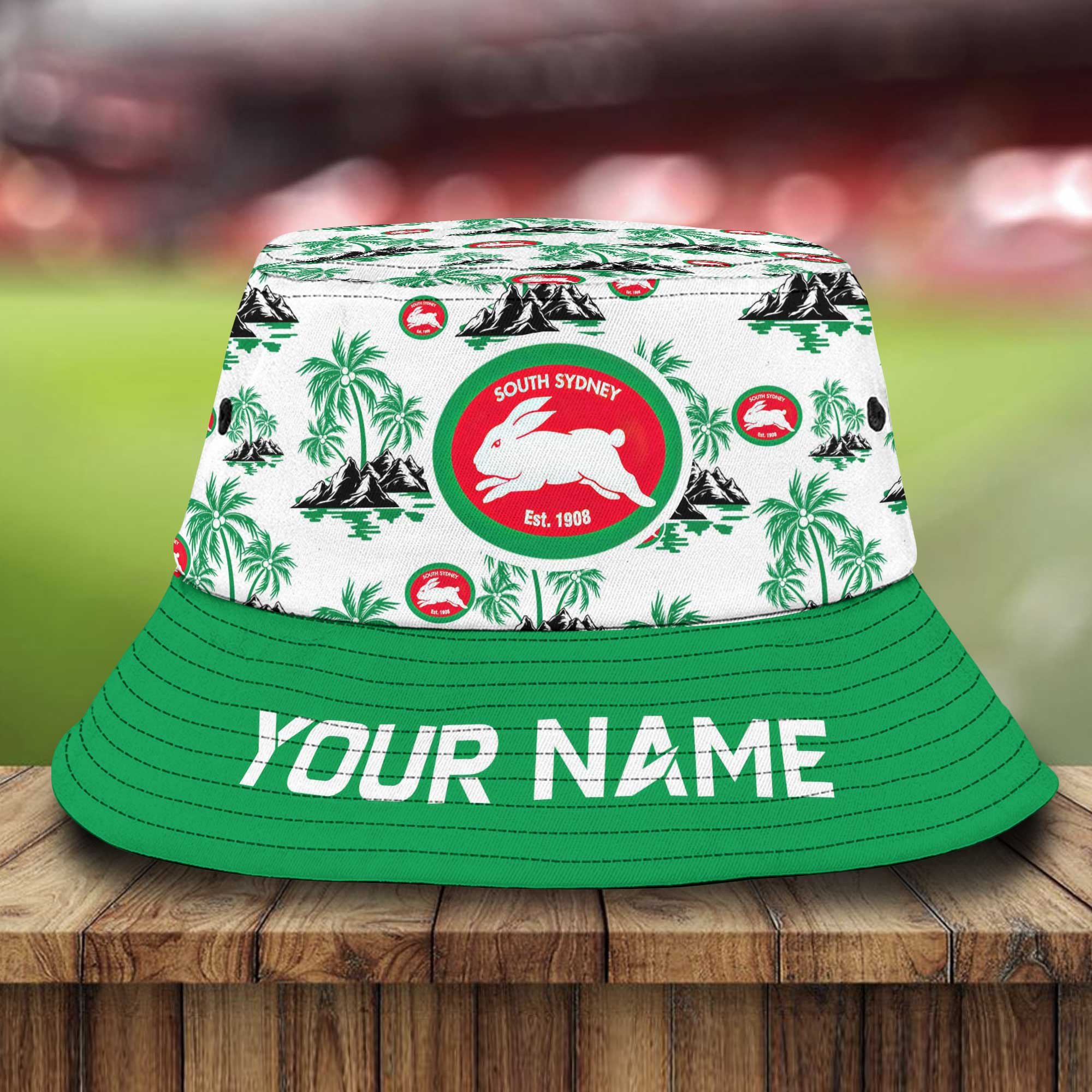 Nrl South Sydney Rabbitohs New Bucket Hat For Fan