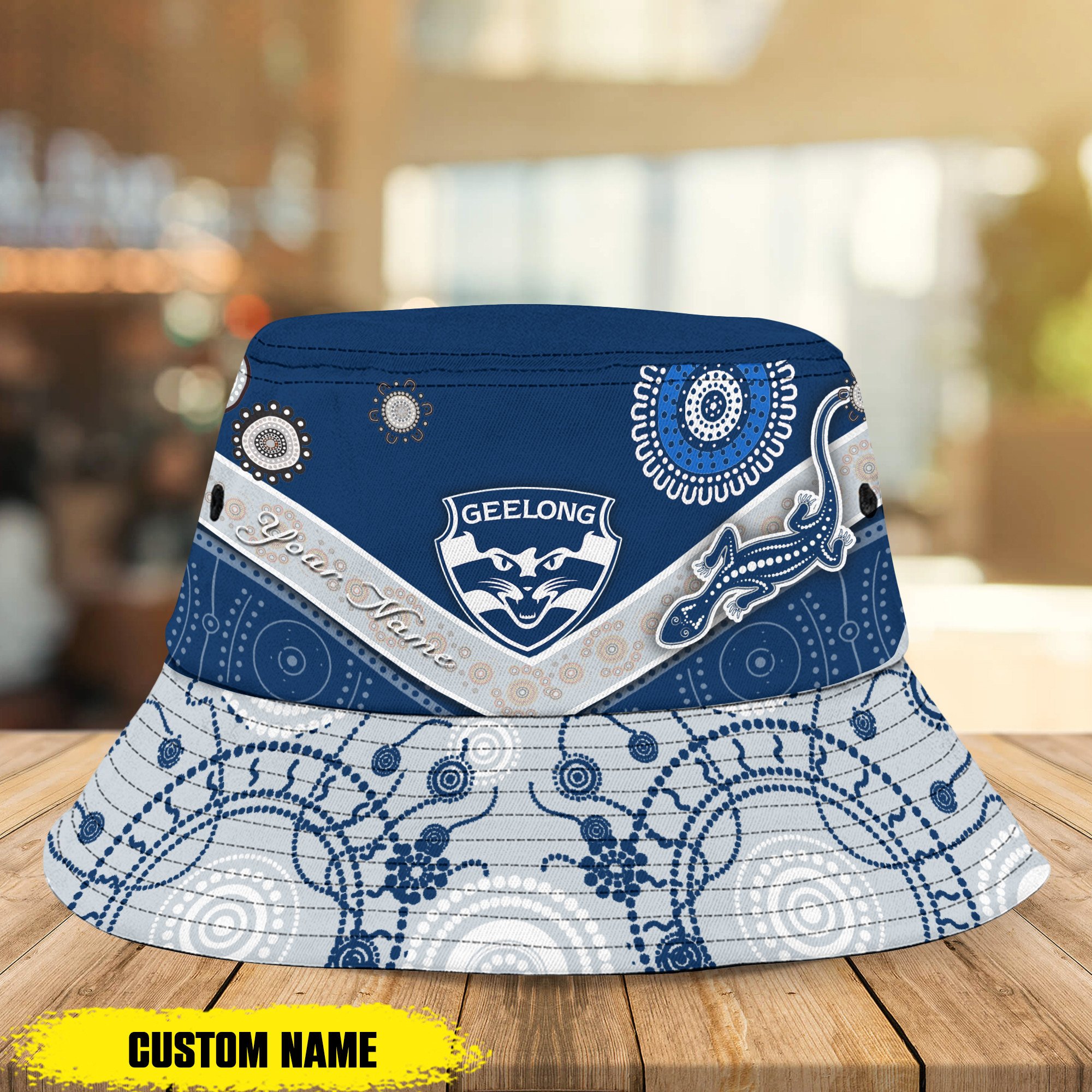 Afl Geelong Cats Personalized Bucket Hat For Fans