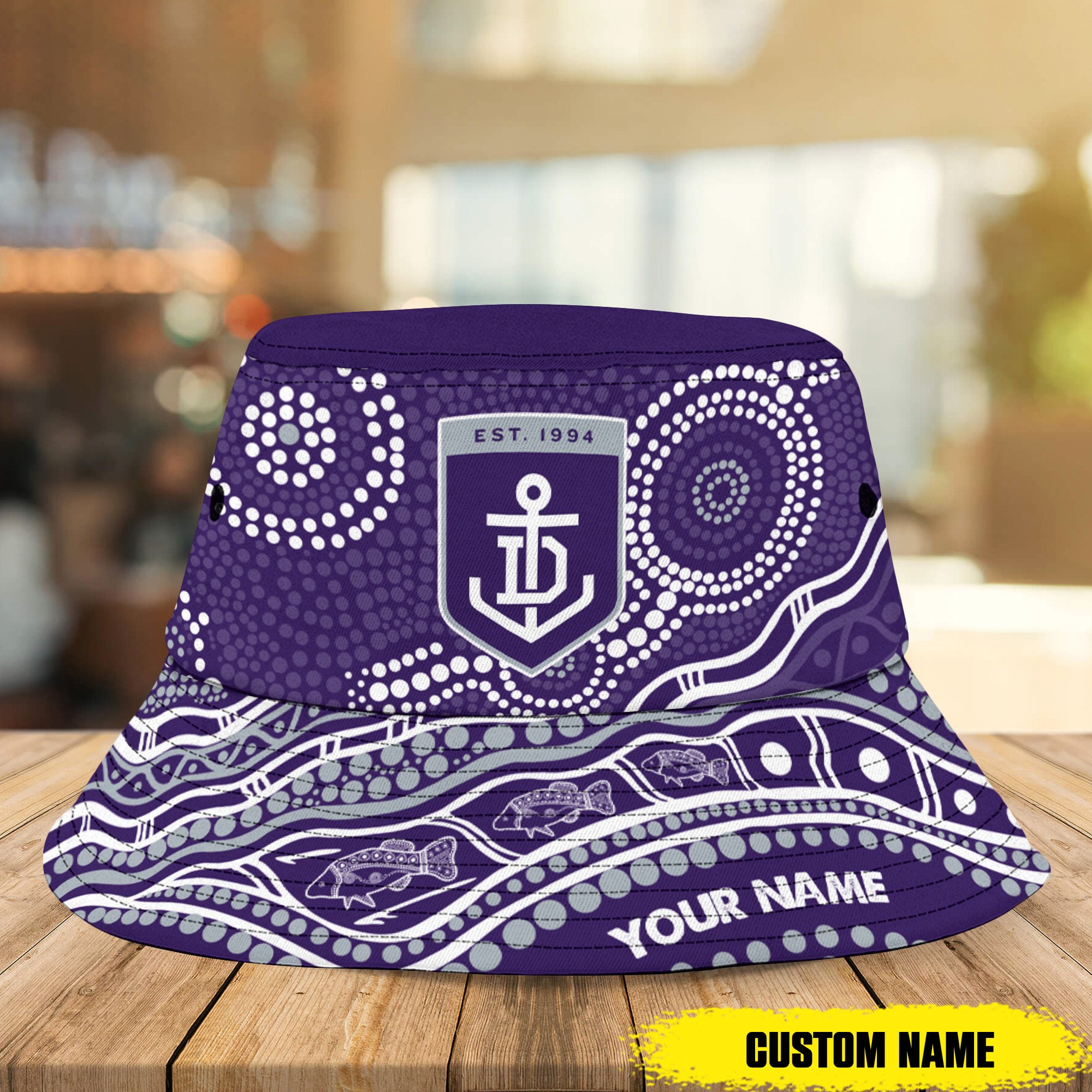 Afl Fremantle Personalized Bucket Hat For Fans