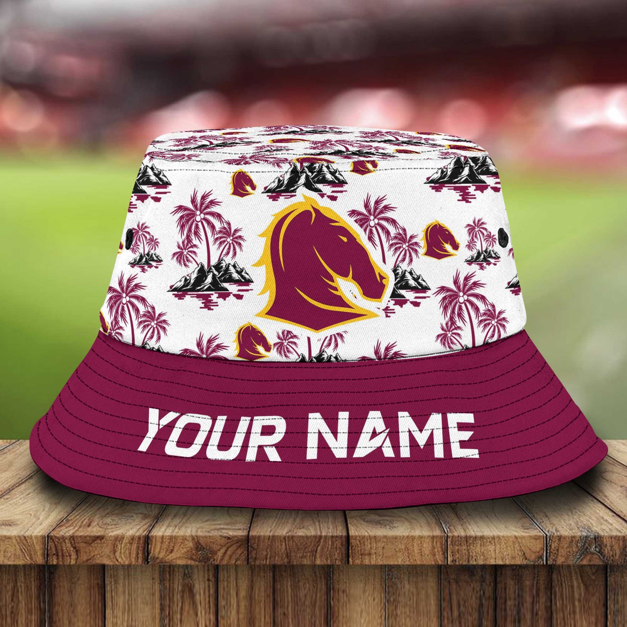 Nrl Brisbane Broncos New Bucket Hat For Fan