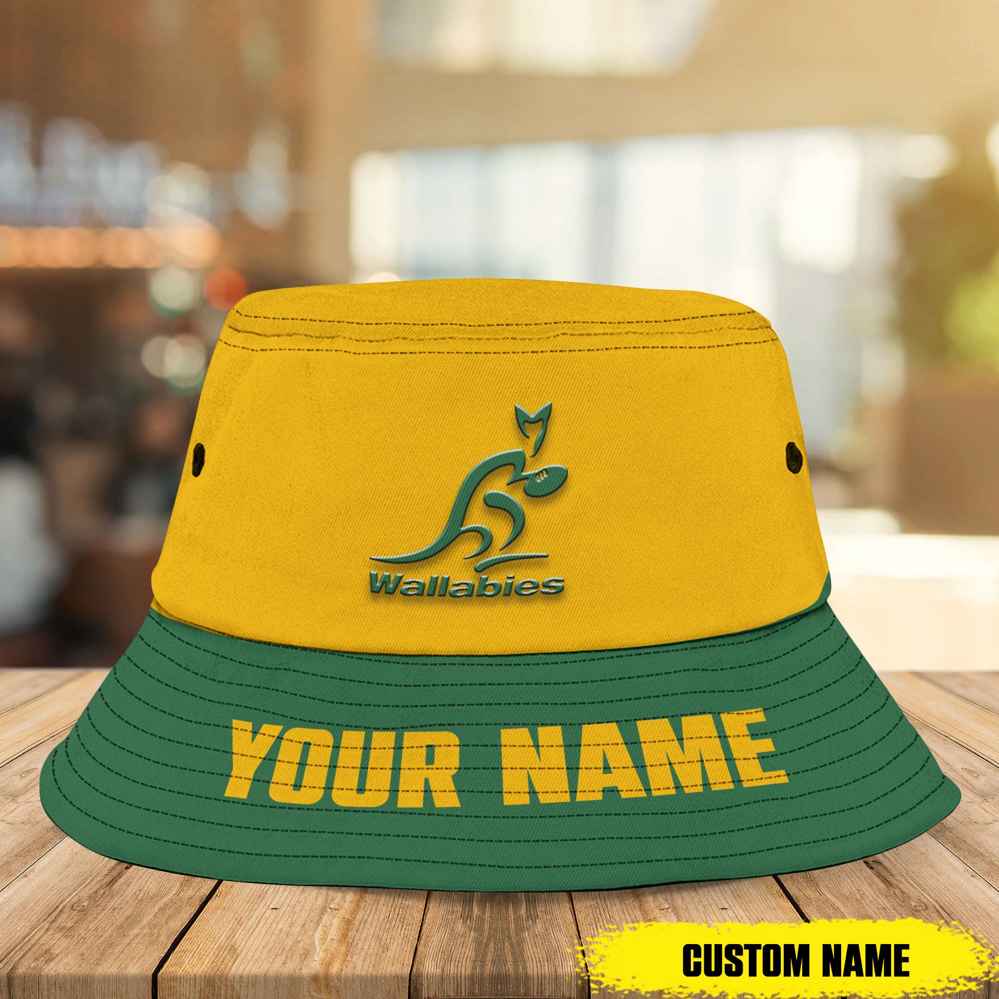 Wallabies Australia Rugby Personalized Bucket Hat Gifts For Rugby Pacific Fans