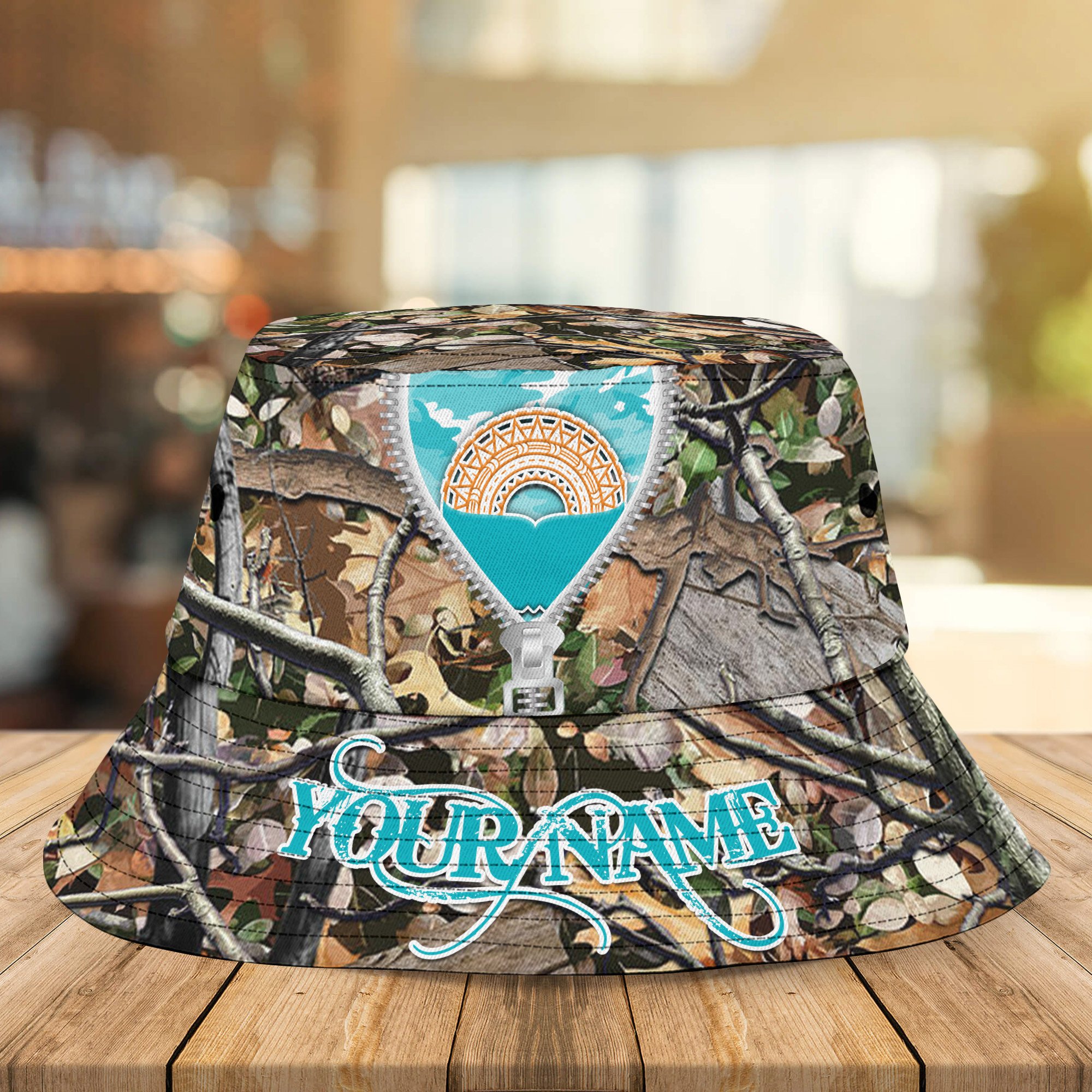 Moana Pasifika Super Rugby Camo Hunting Personalized Bucket Hat For Rugby Pacific Fans