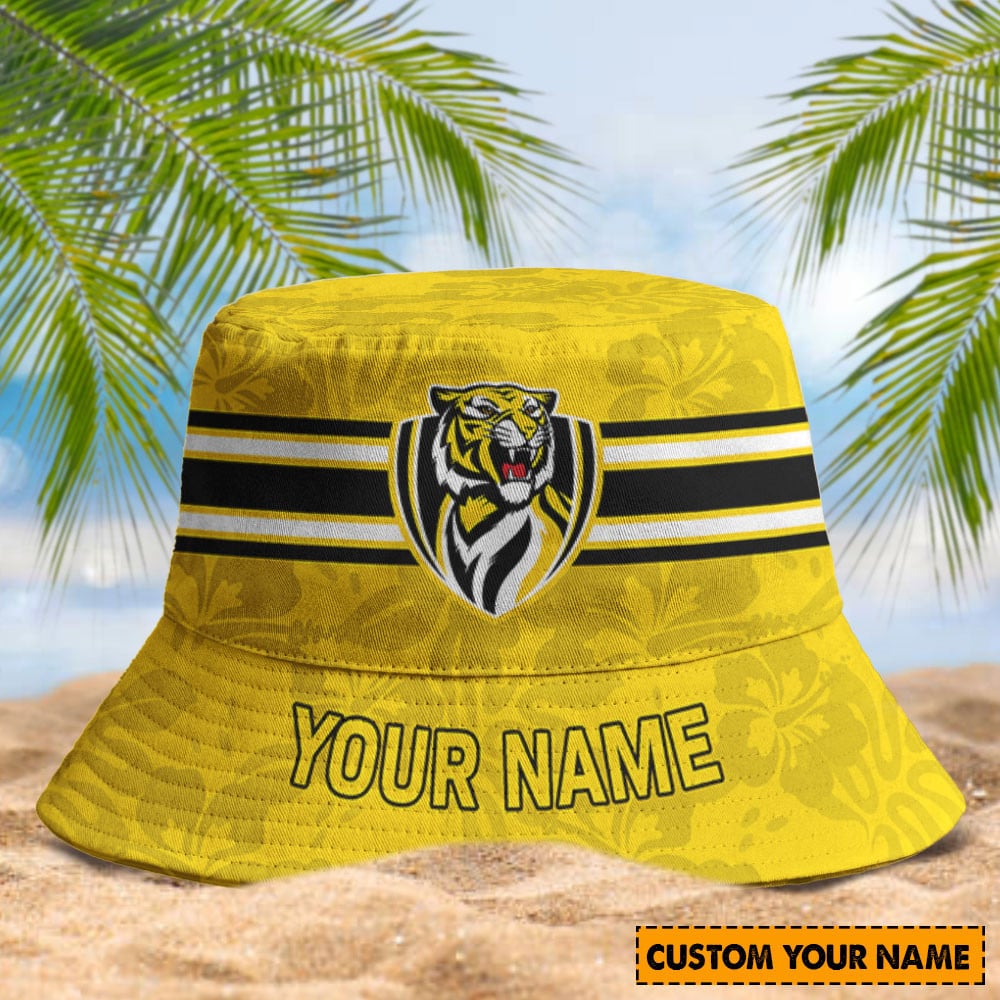Afl Richmond Tigers Football Club Bucket Hat Classic Summer Afl Cap