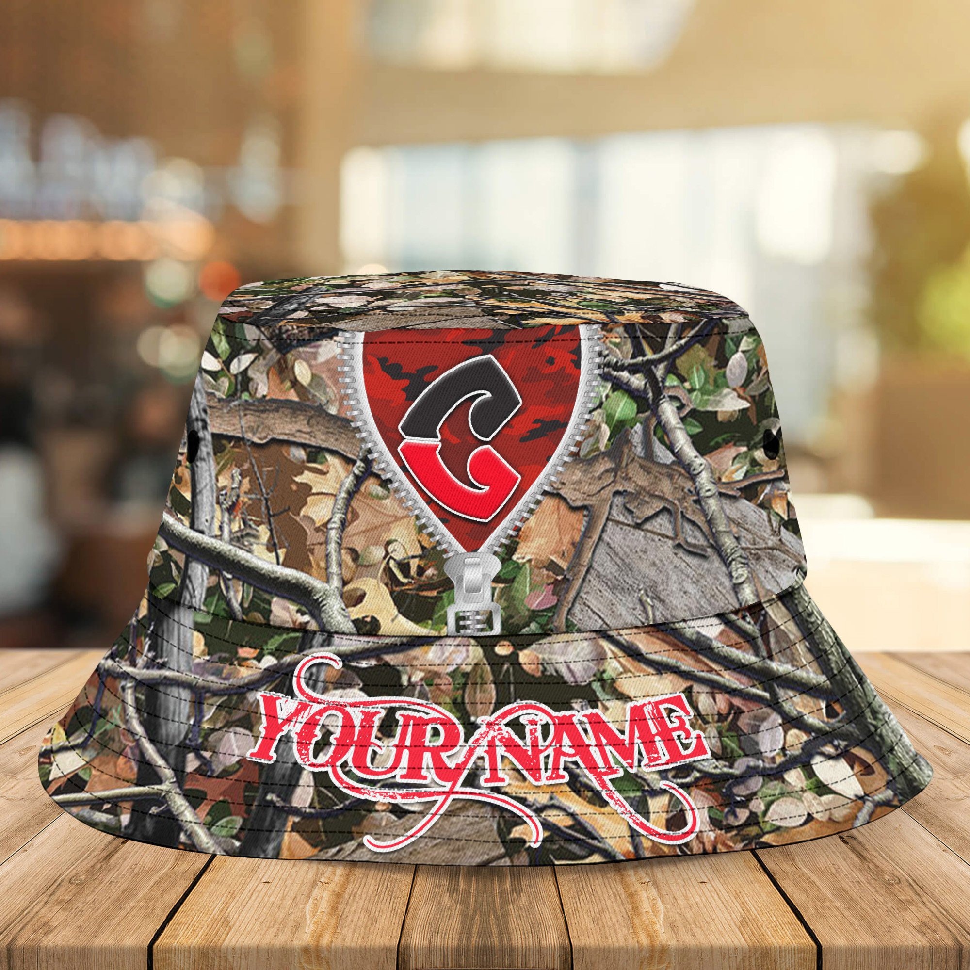 Crusaders Super Rugby Camo Hunting Personalized Bucket Hat For Rugby Pacific Fans
