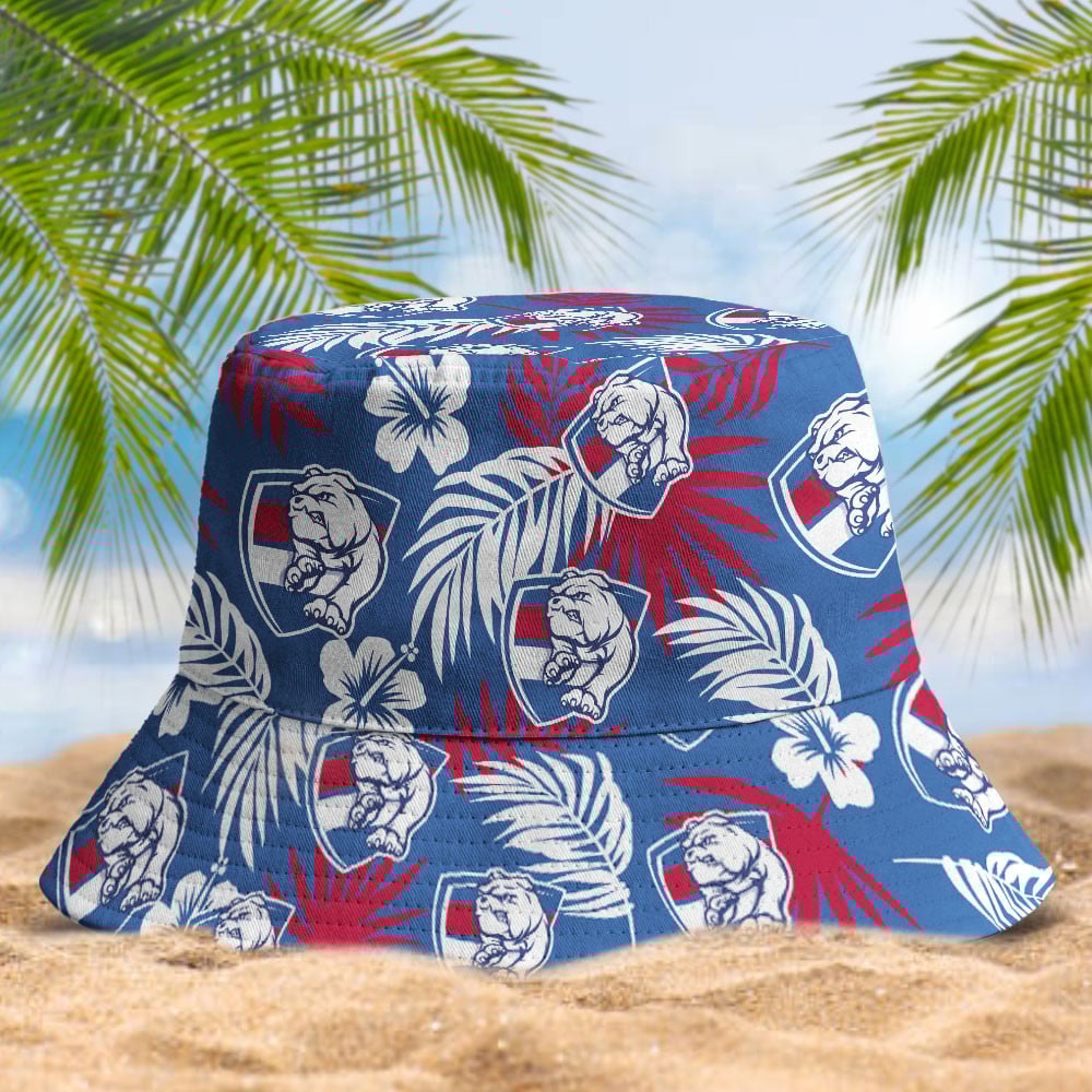 Afl Western Bulldogs Football Club Bucket Hat Afl Tailgate Bucket Hat