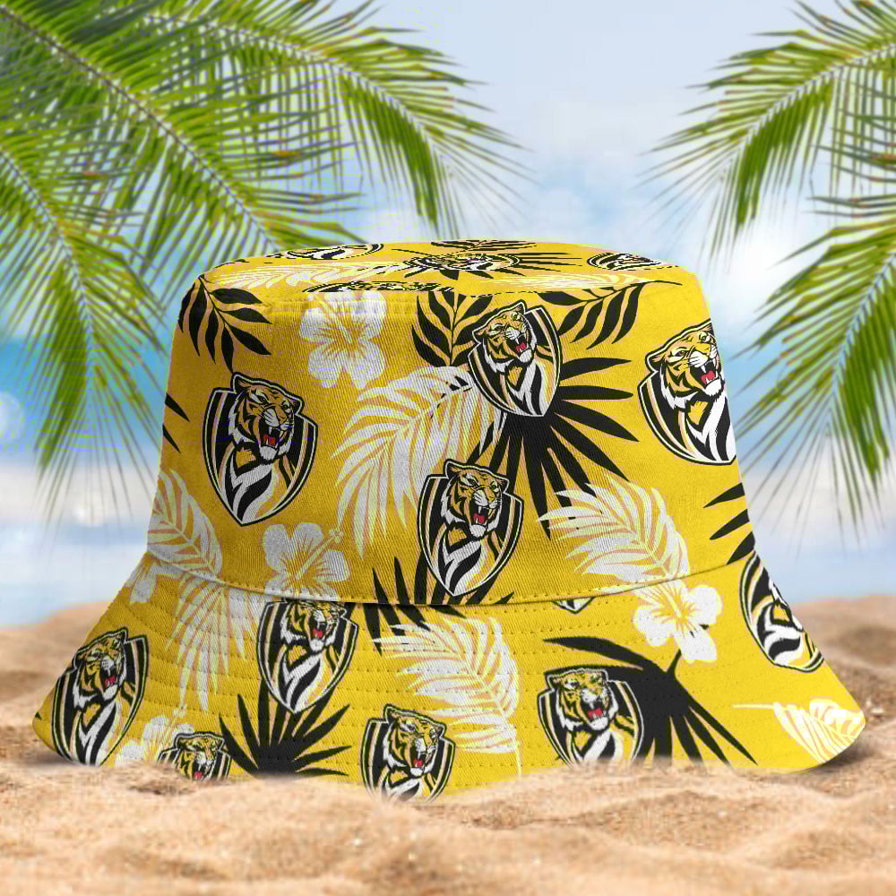 Afl Richmond Tigers Football Club Bucket Hat Afl Custom Outdoor Hat