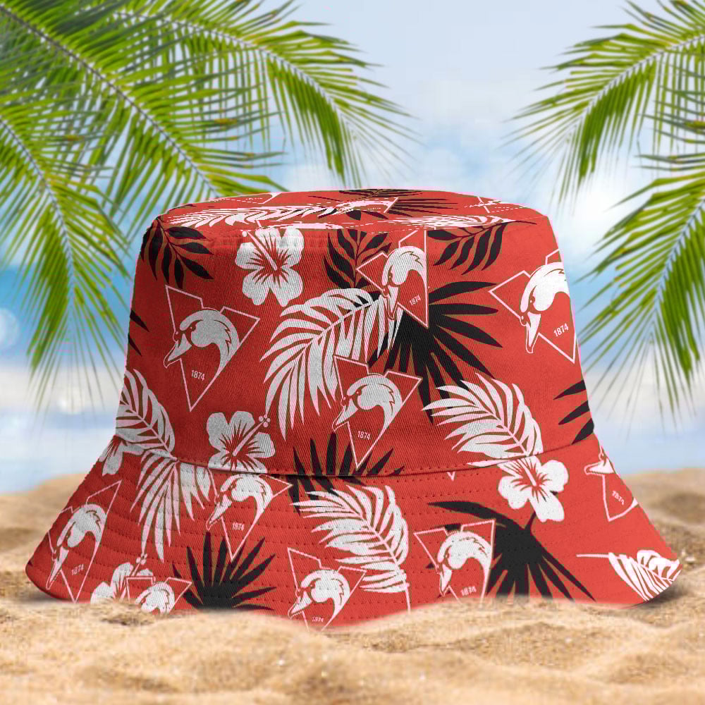Afl Sydney Swans Football Club Bucket Hat Lightweight Game Day Hat