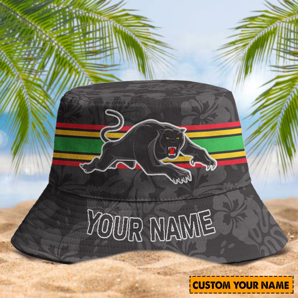 Penrith Panthers Custom Name Bucket Hat 