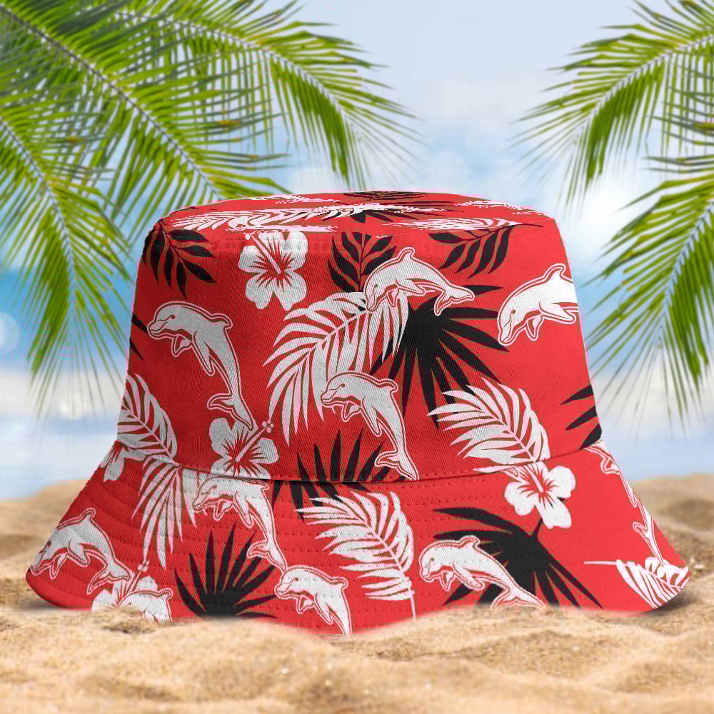 Dolphins National Rugby League Team New Bucket Hat 