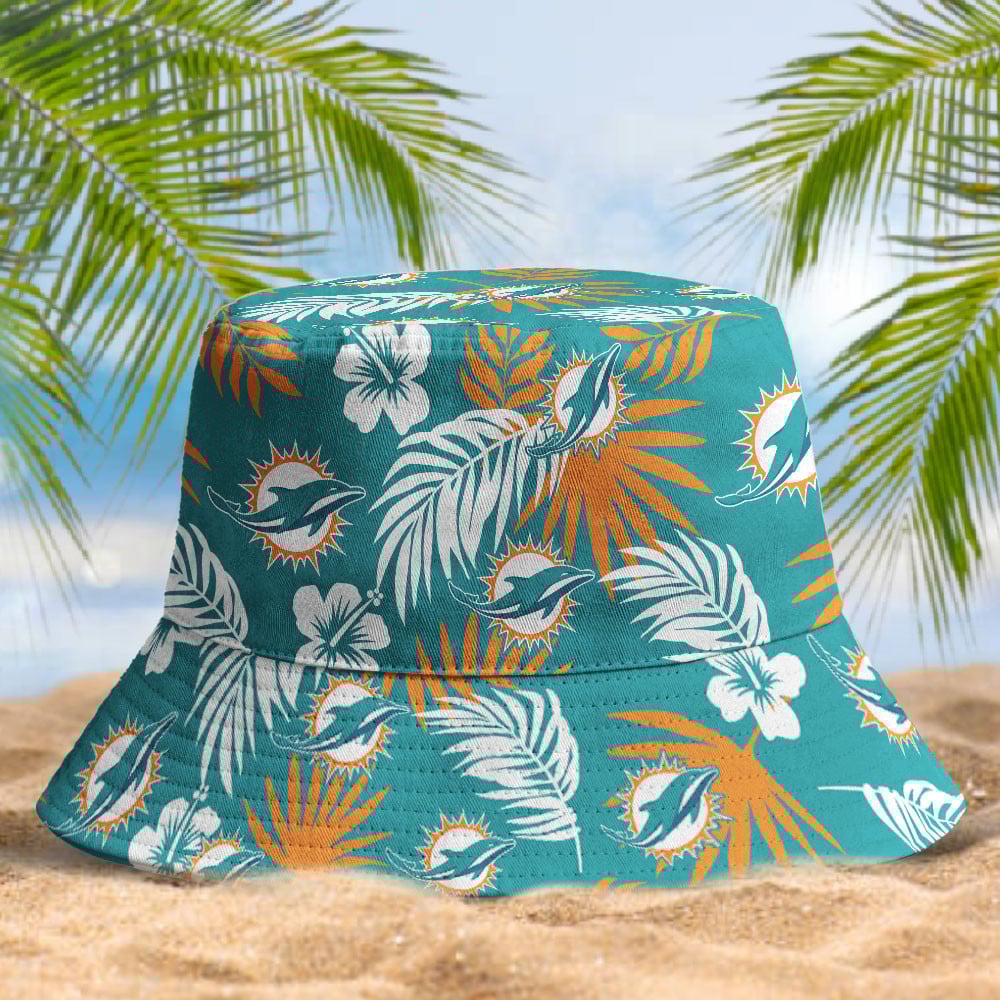 Nfl Miami Dolphins Bucket Hat Collection For Fan