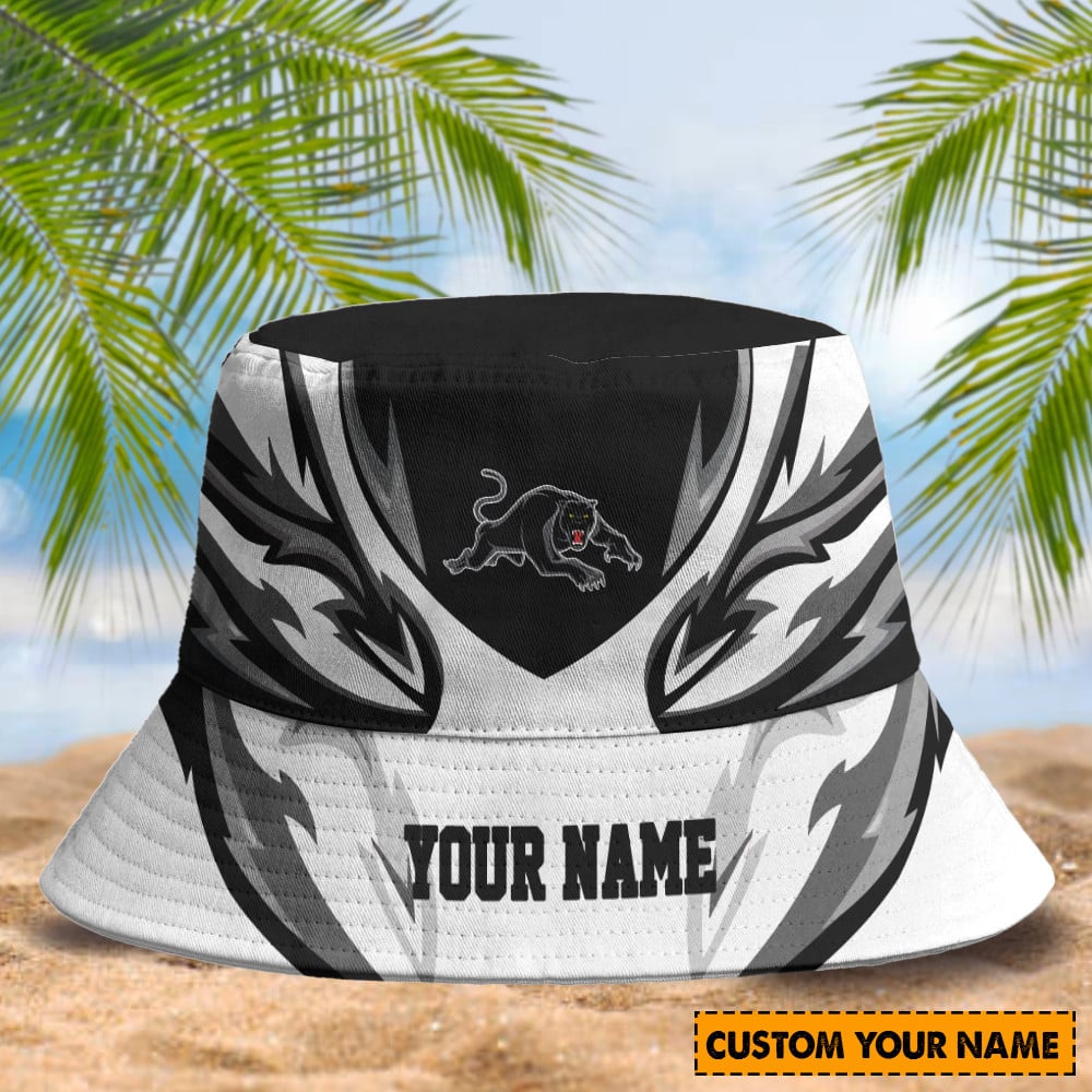 Penrith Panthers Custom Name Bucket Hat 