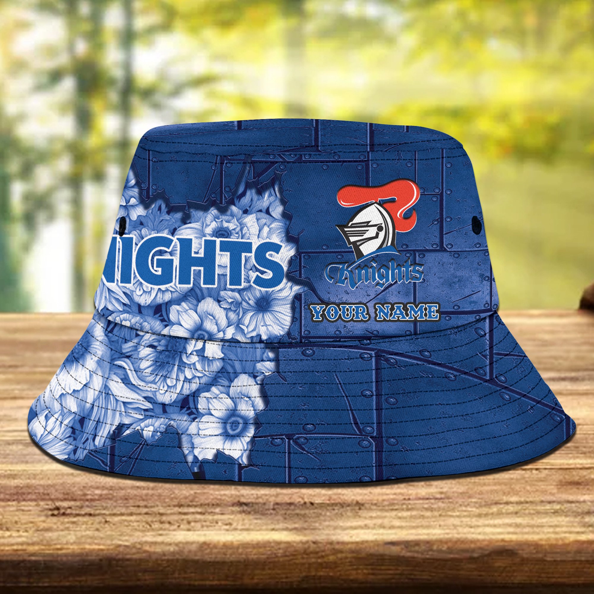 Nrl Knights Personalized Flowers Bucket Hat Gift For Fans