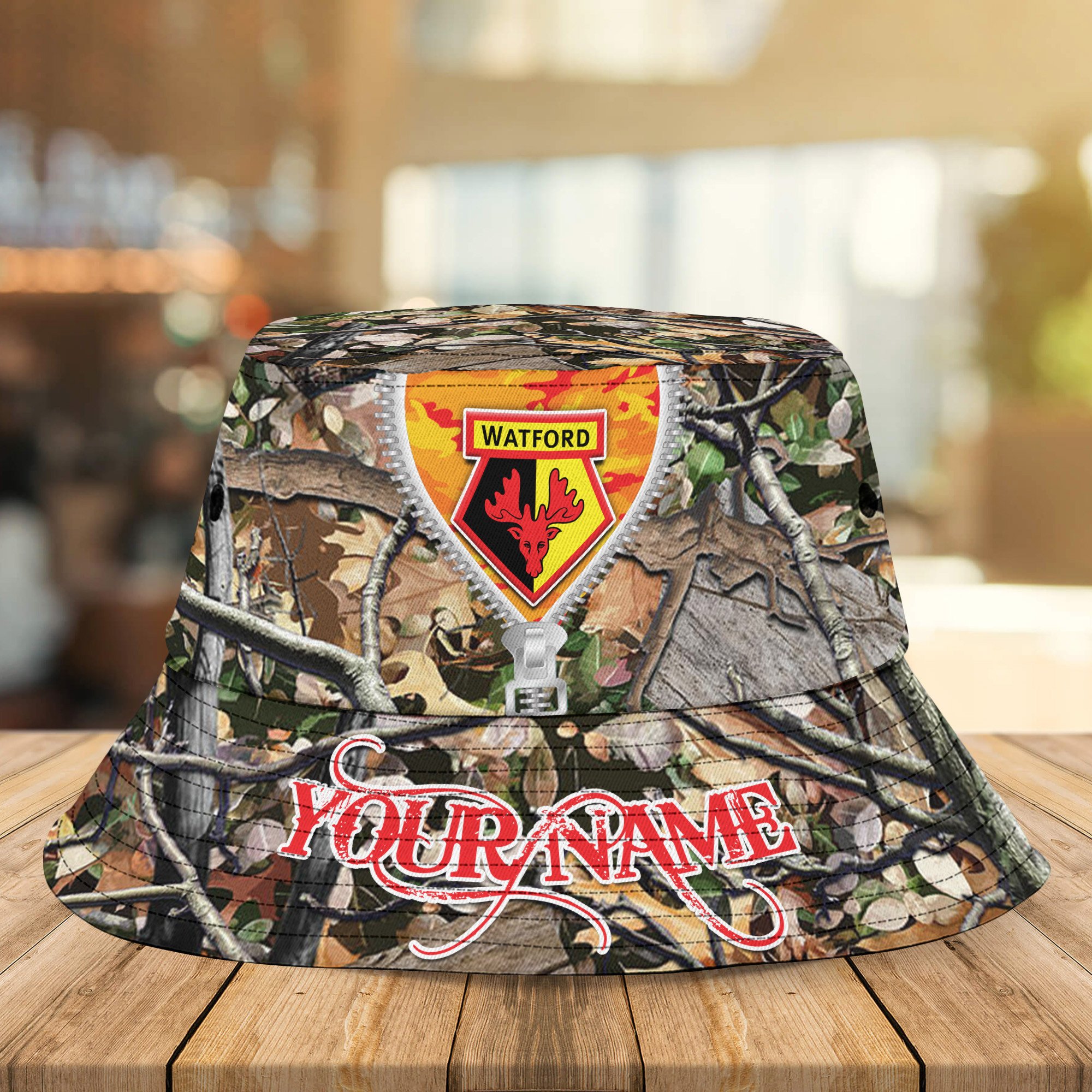 Epl Watford Personalized Bucket Hat For Fans