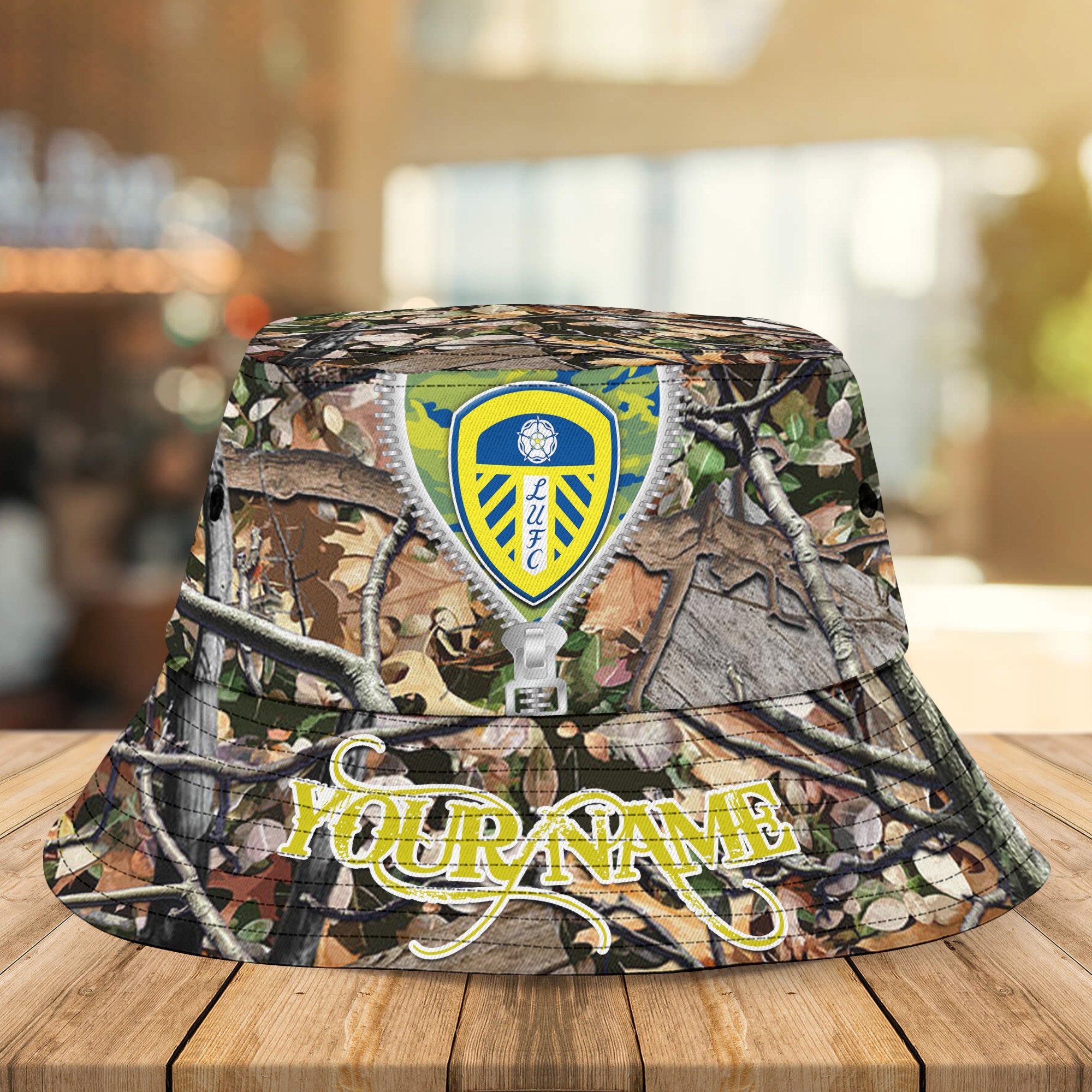 Epl Leeds United Personalized Bucket Hat For Fans