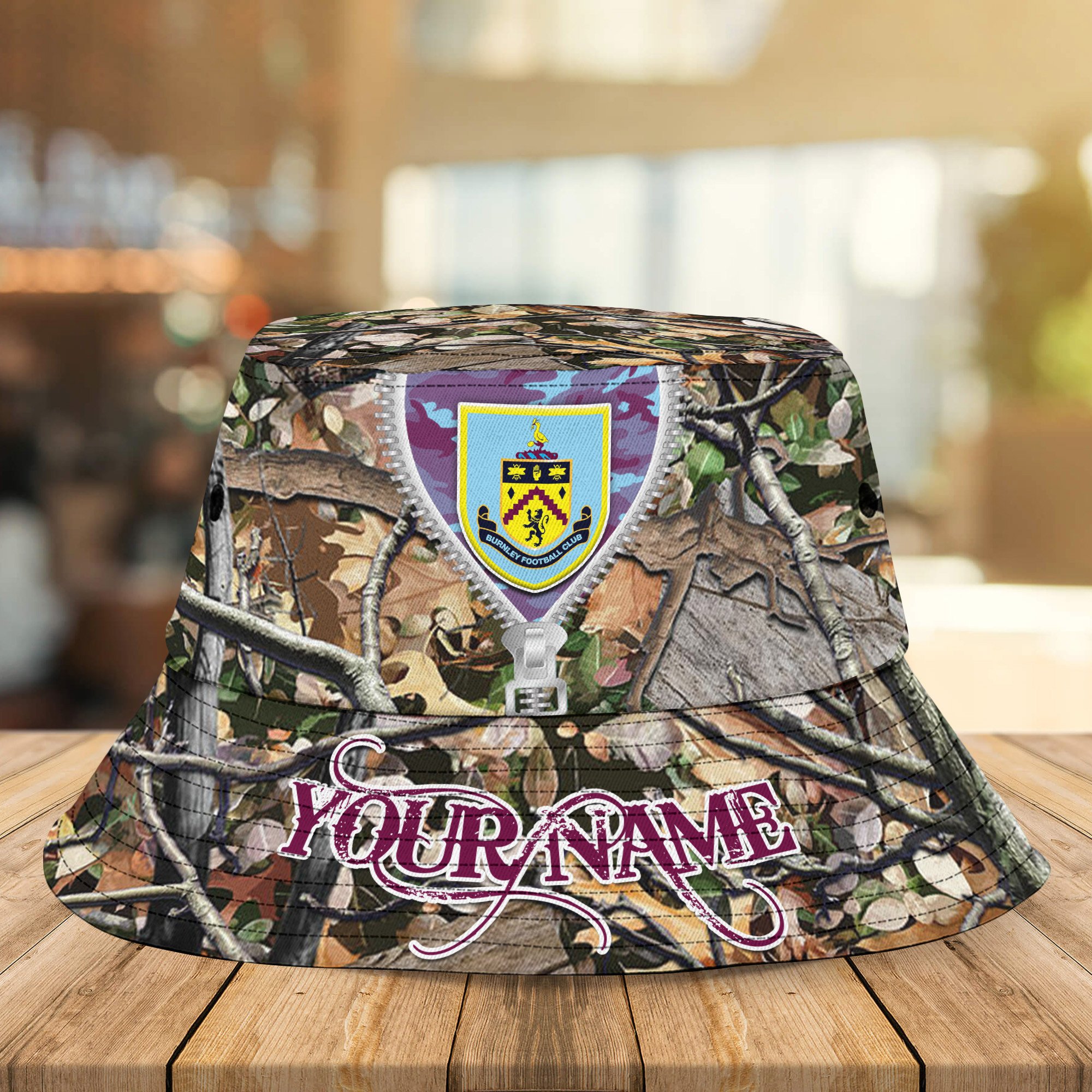 Epl Burnley Personalized Bucket Hat For Fans