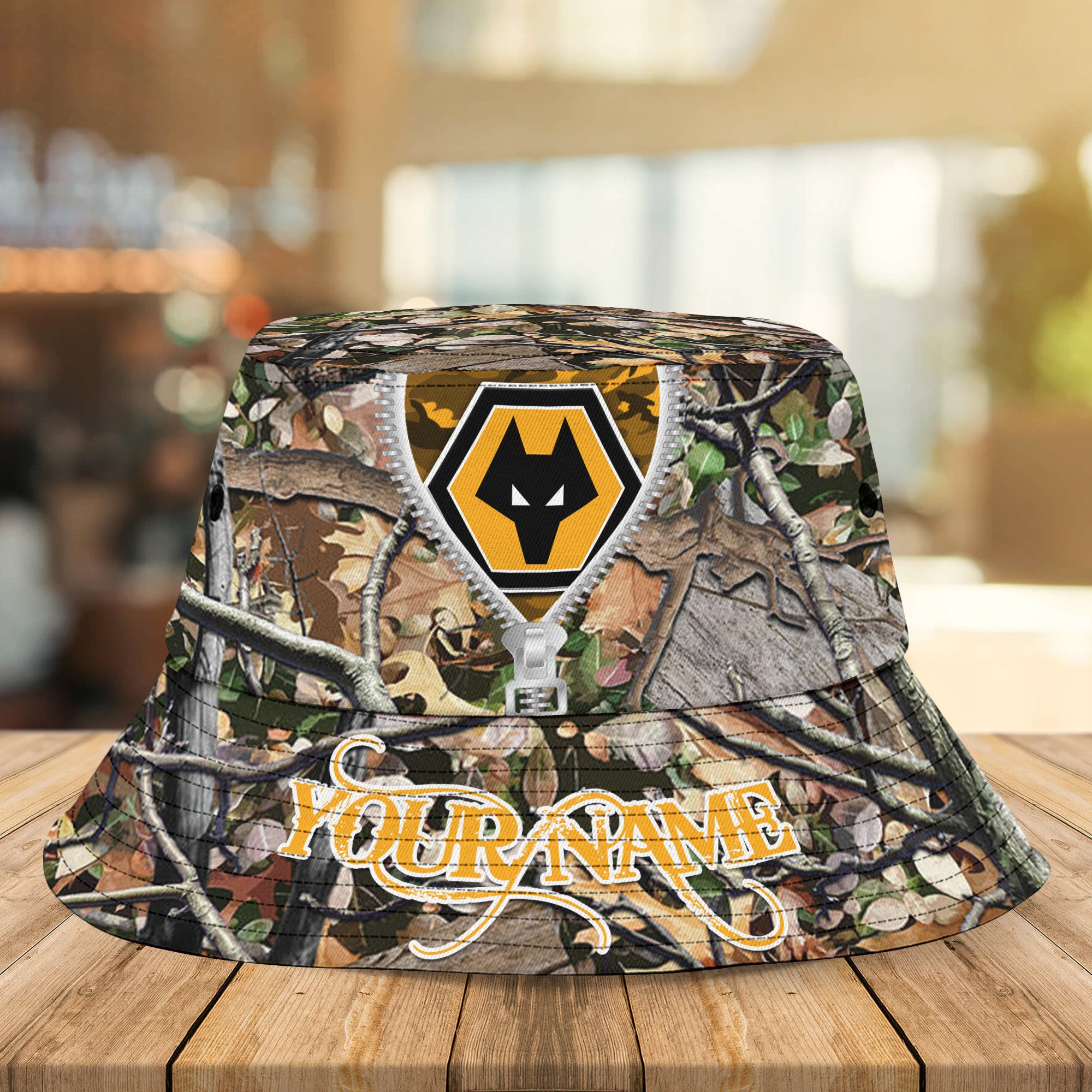 Epl Wolverhampton Wanderers Personalized Bucket Hat For Fans