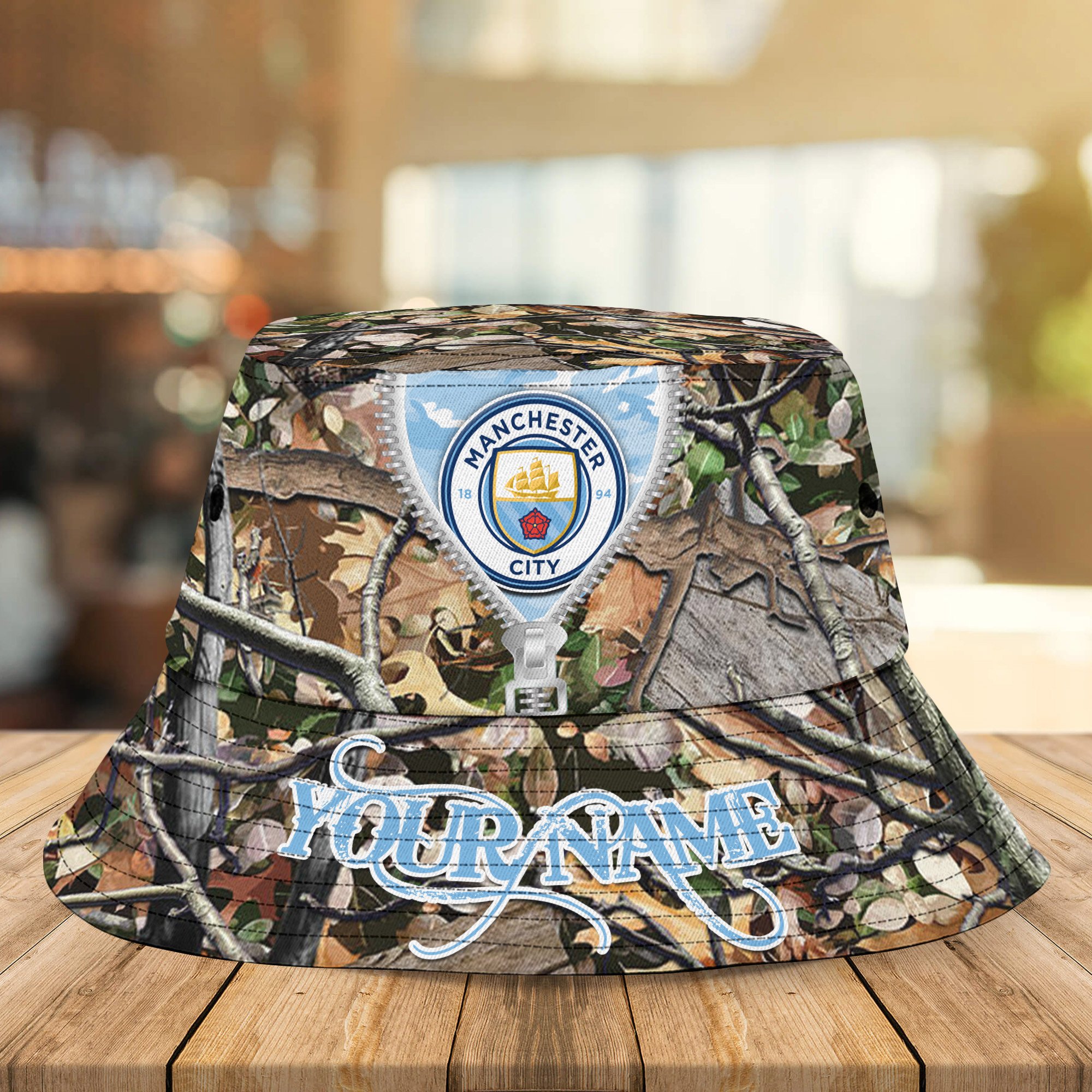 Epl Manchester City Personalized Bucket Hat For Fans