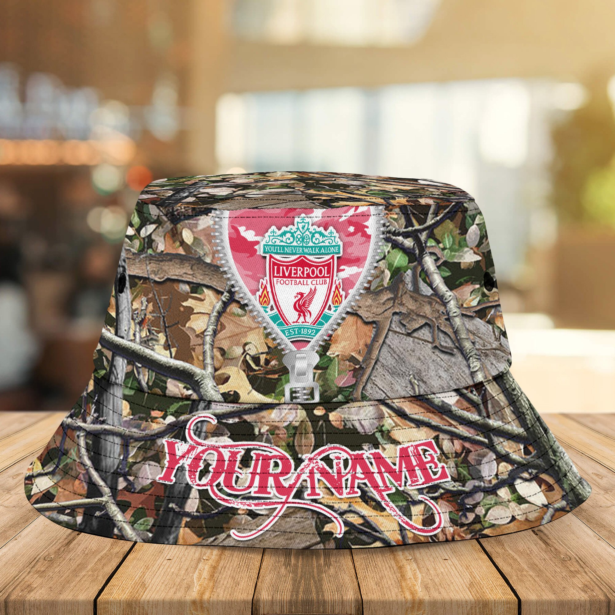 Epl Liverpool Personalized Bucket Hat For Fans