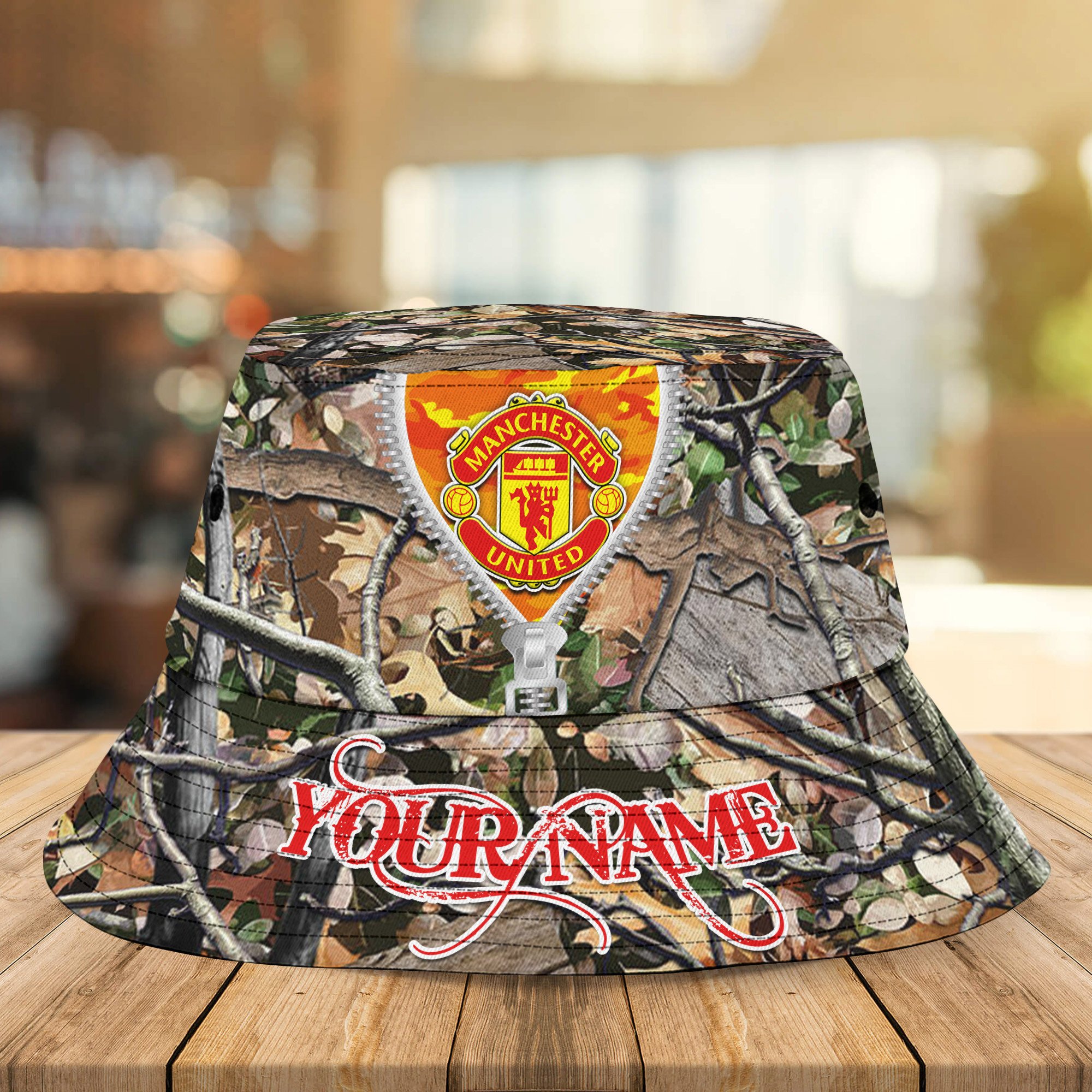 Epl Manchester United Personalized Bucket Hat For Fans