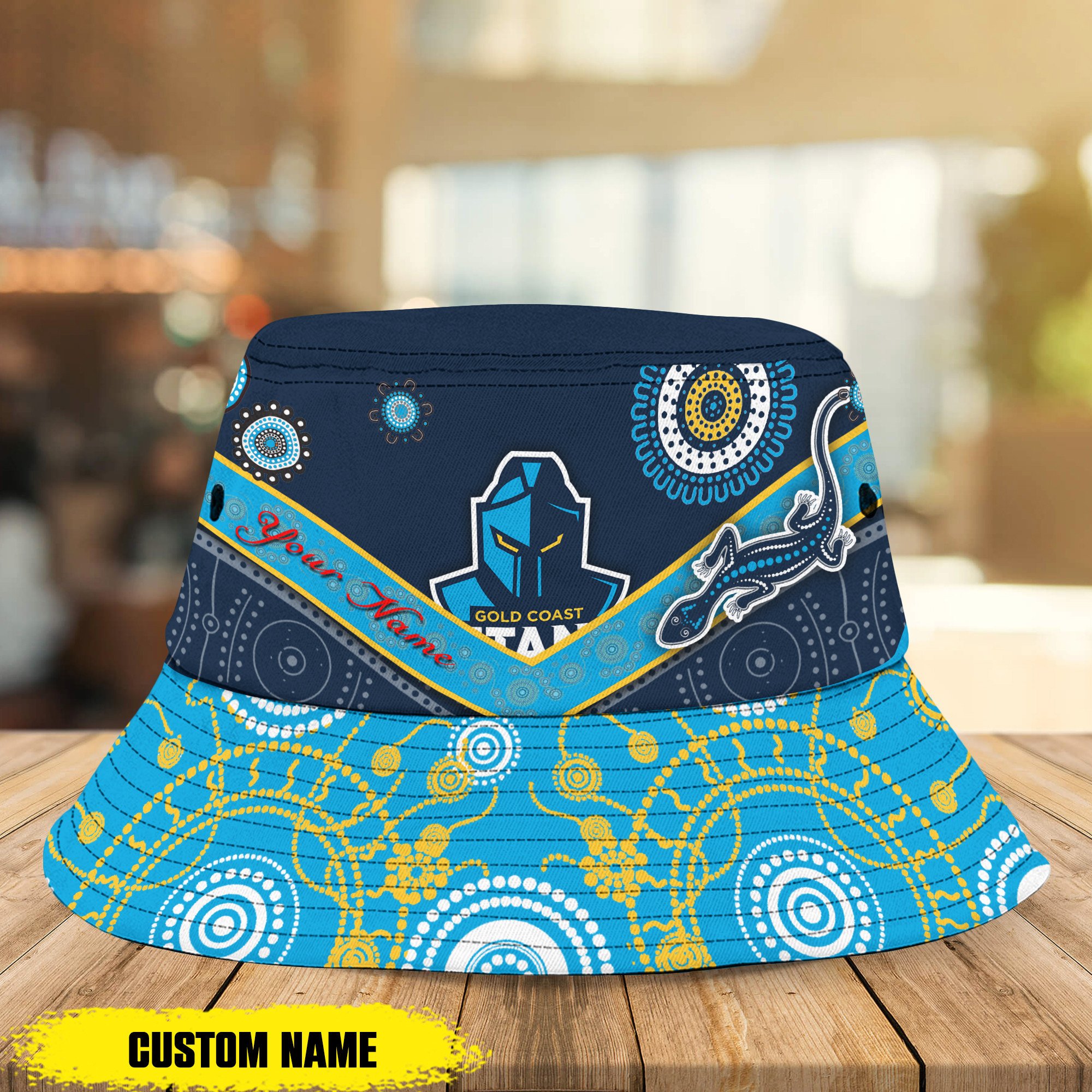Nrl Titans Personalized Bucket Hat For Fans