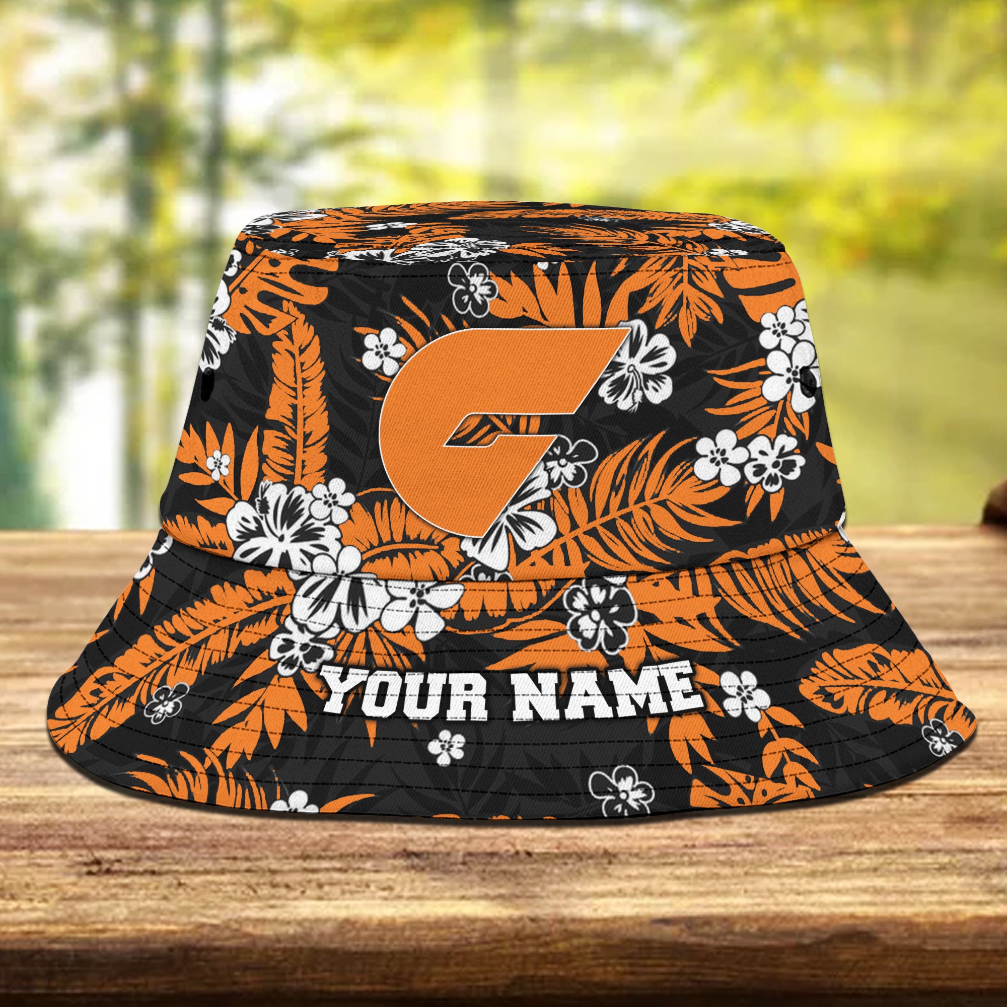 Afl Greater Western Sydney Giants Bucket Hat Personalized Flowers Gifts For Fans