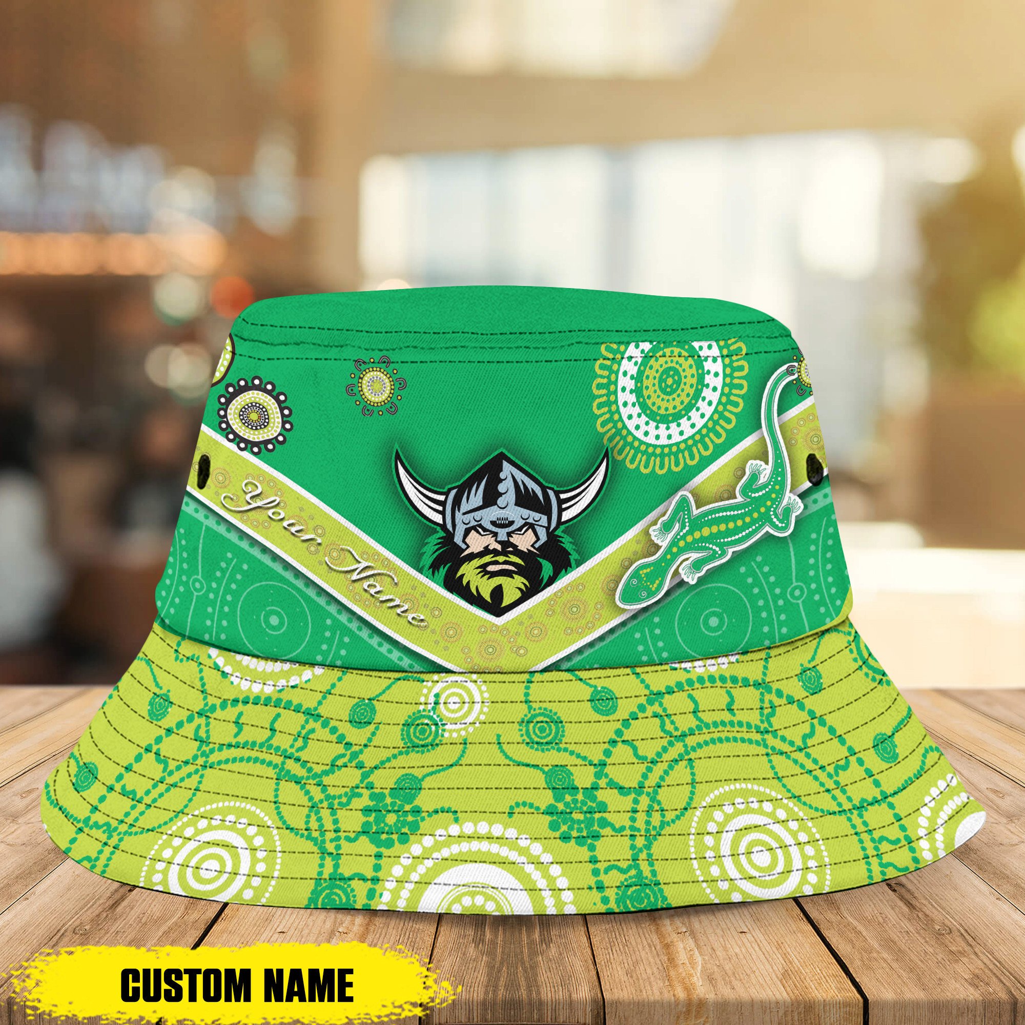 Nrl Raiders Personalized Bucket Hat For Fans