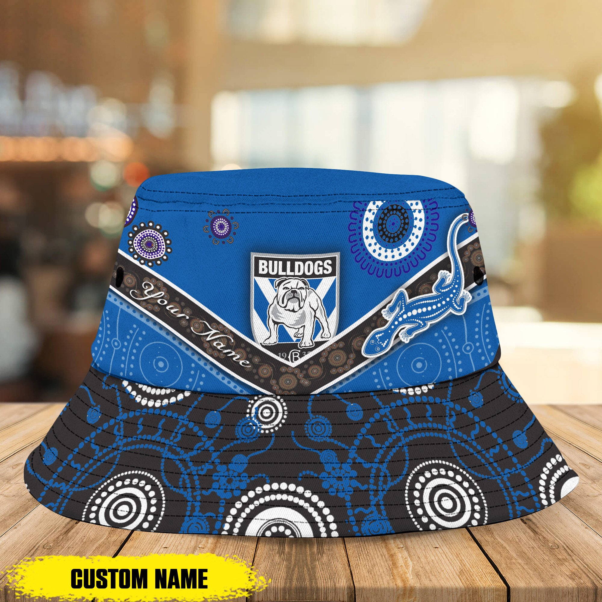 Nrl Bulldogs Personalized Bucket Hat For Fans