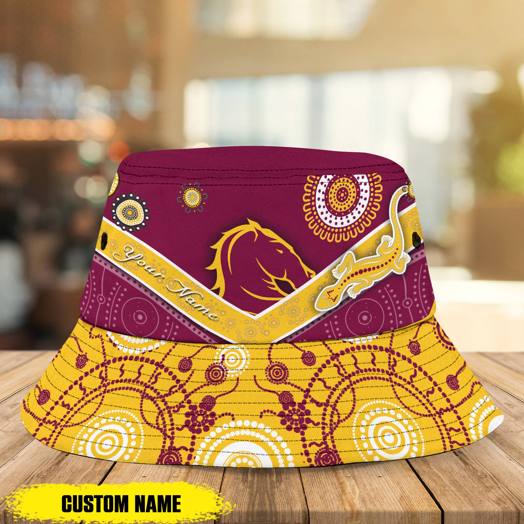 Nrl Broncos Personalized Bucket Hat For Fans