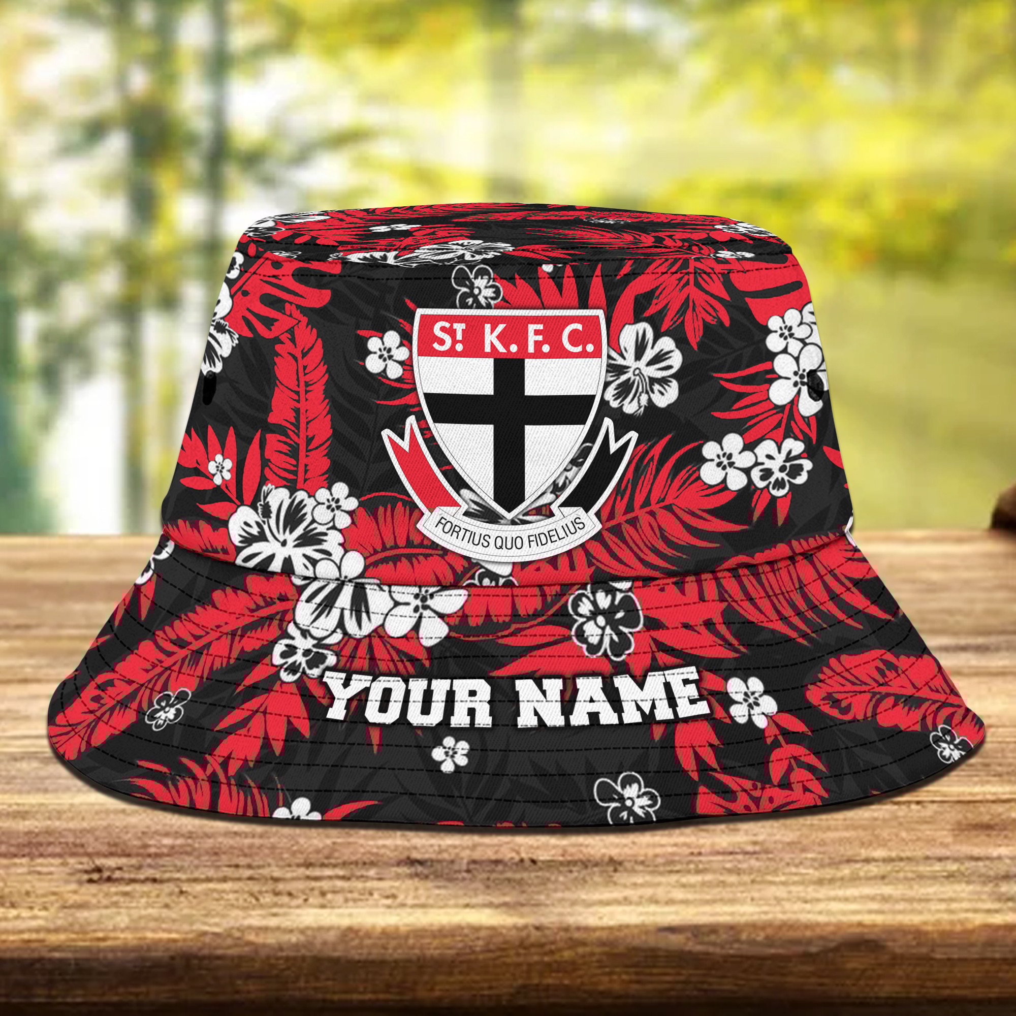 Afl St Kilda Saints Bucket Hat Personalized Flowers Gifts For Fans