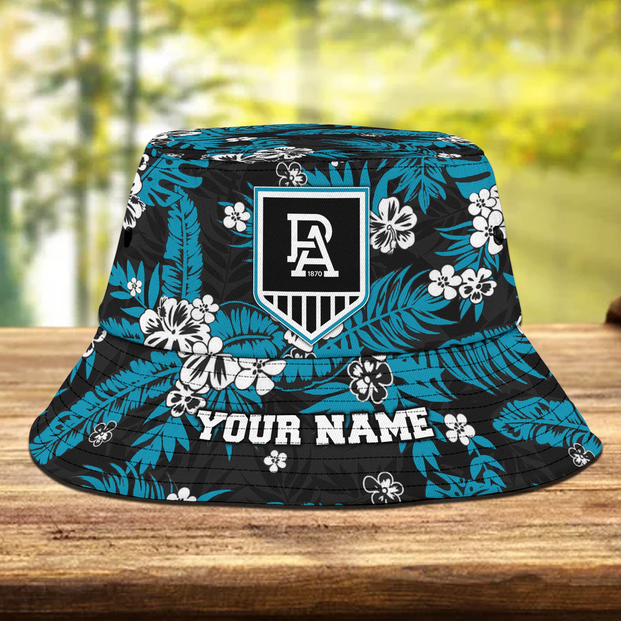 Afl Port Adelaide Power Bucket Hat Personalized Flowers Gifts For Fans