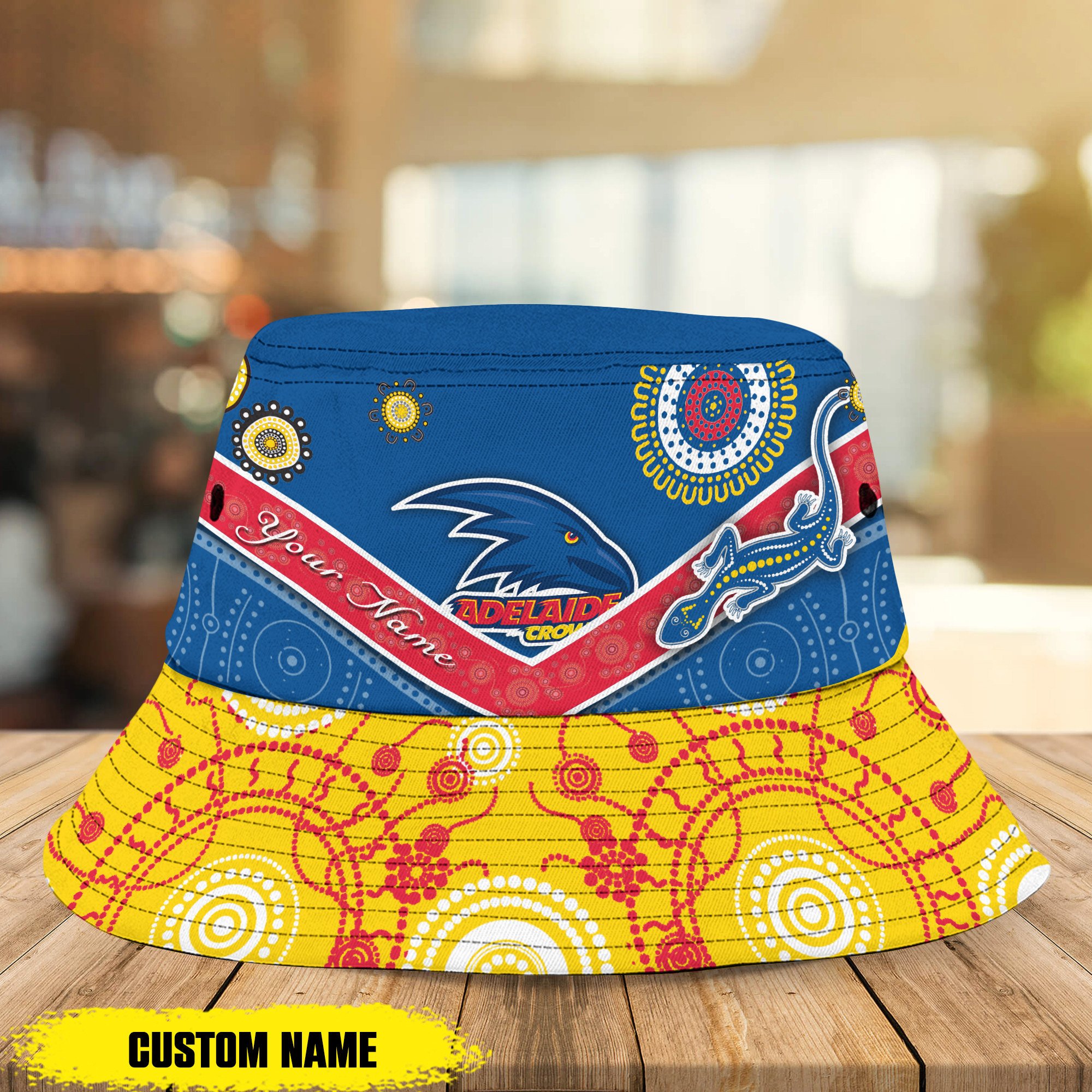 Afl Adelaide Crows Bucket Hat Personalized For Fans
