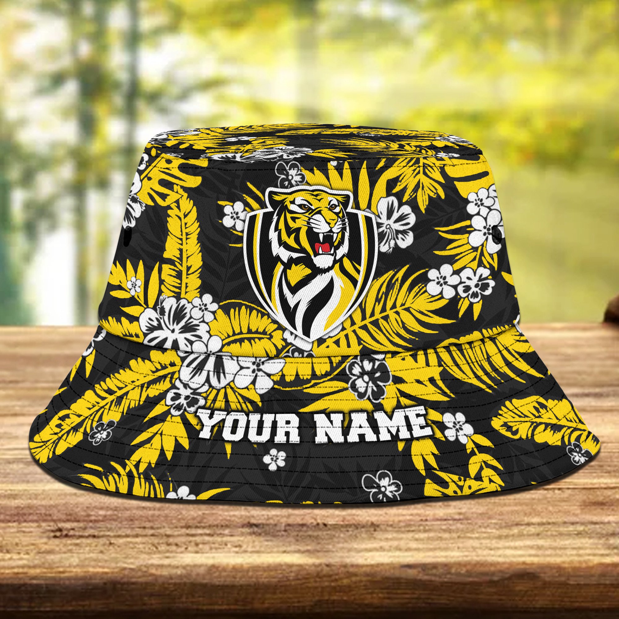 Afl Richmond Tigers Bucket Hat Personalized Flowers Gifts For Fans