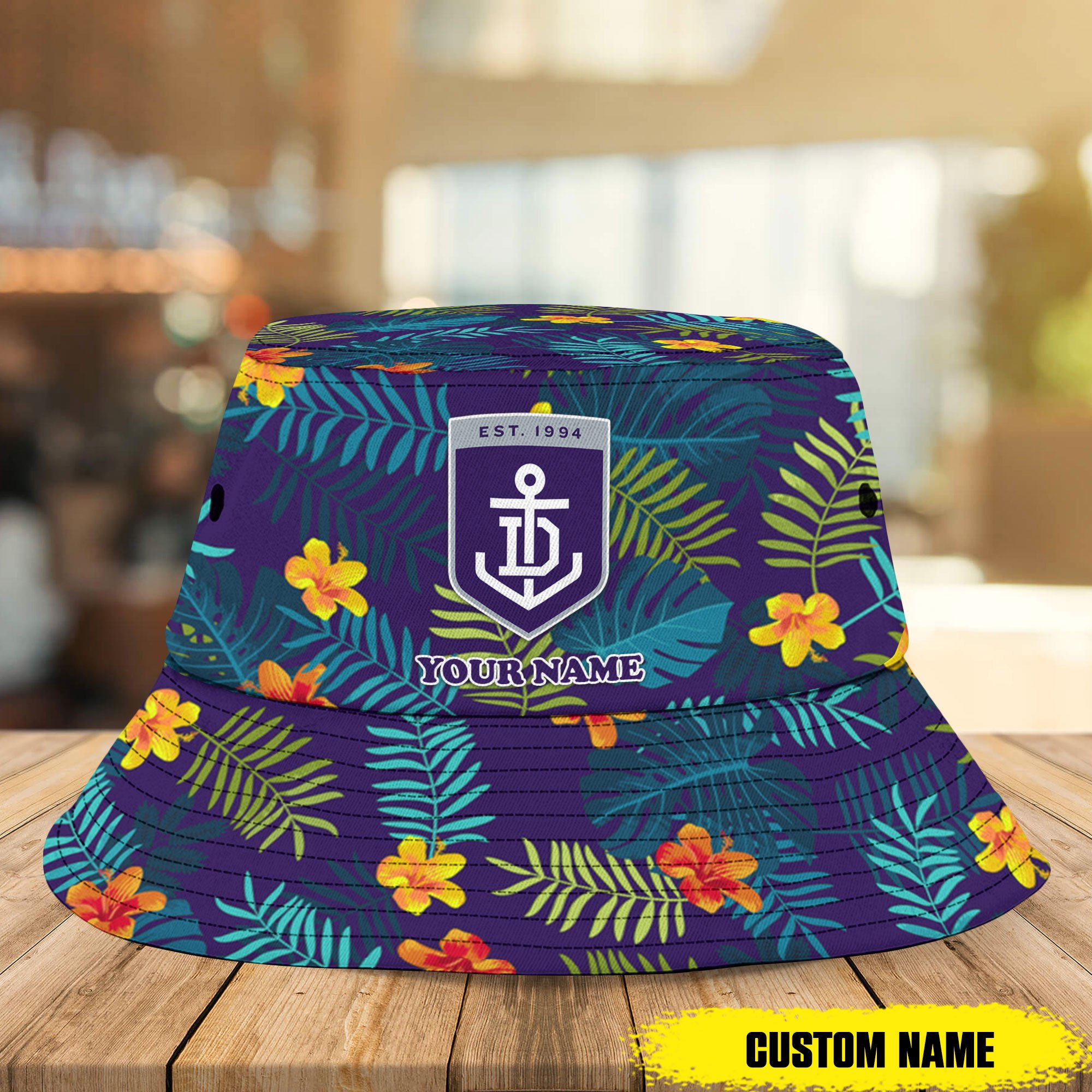 Afl Fremantle Dockers Bucket Hat Custom Name Flowers Gifts For Fans