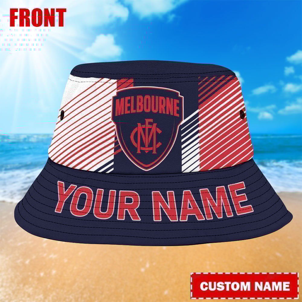 Afl Melbourne Demons Personalized Bucket Hat For Fans