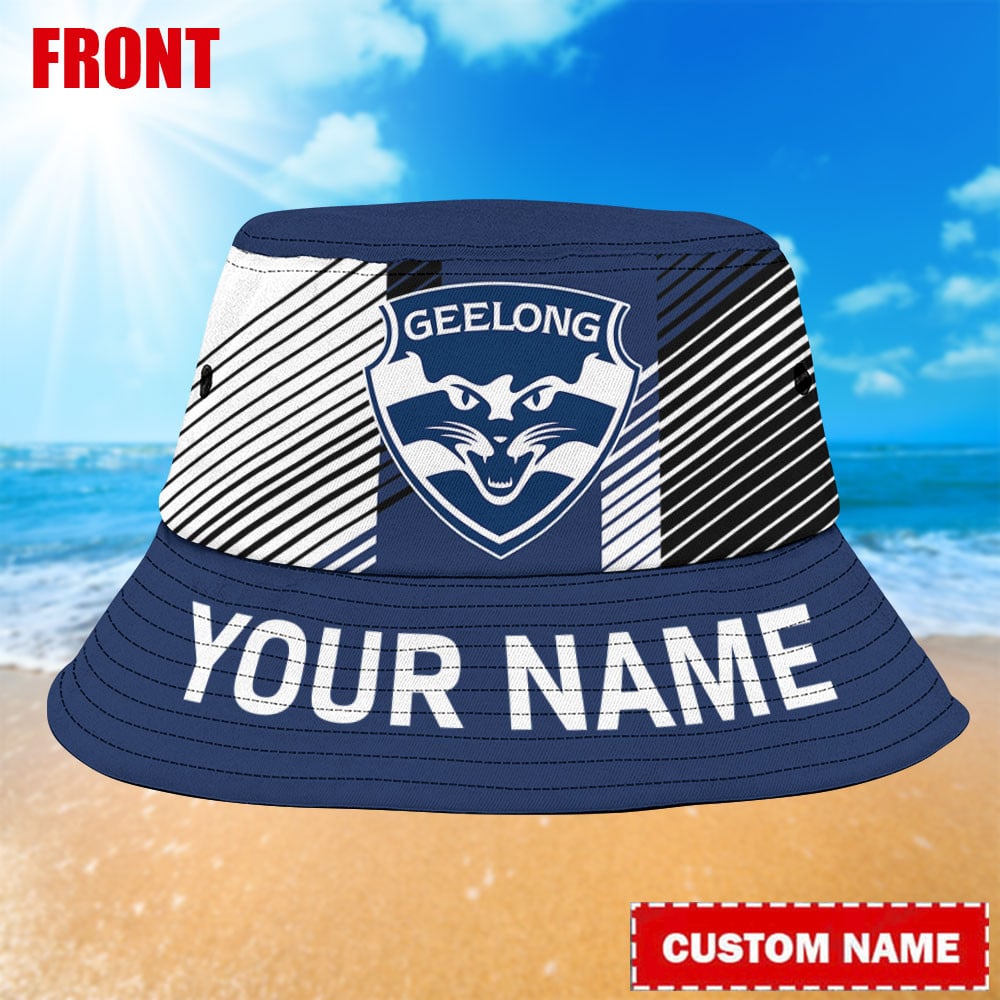 Afl Geelong Cats Personalized Bucket Hat For Fans