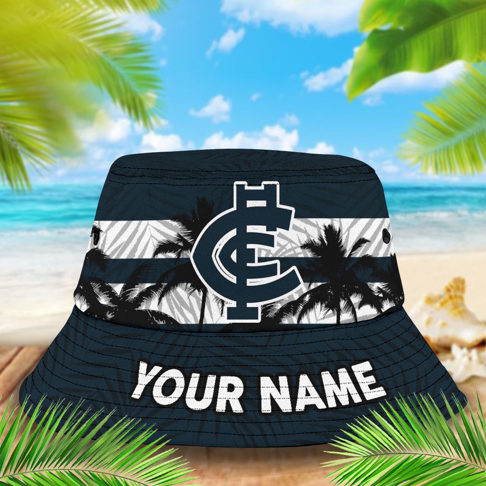 Afl Carlton Blues Personalized Bucket Hat For Fans