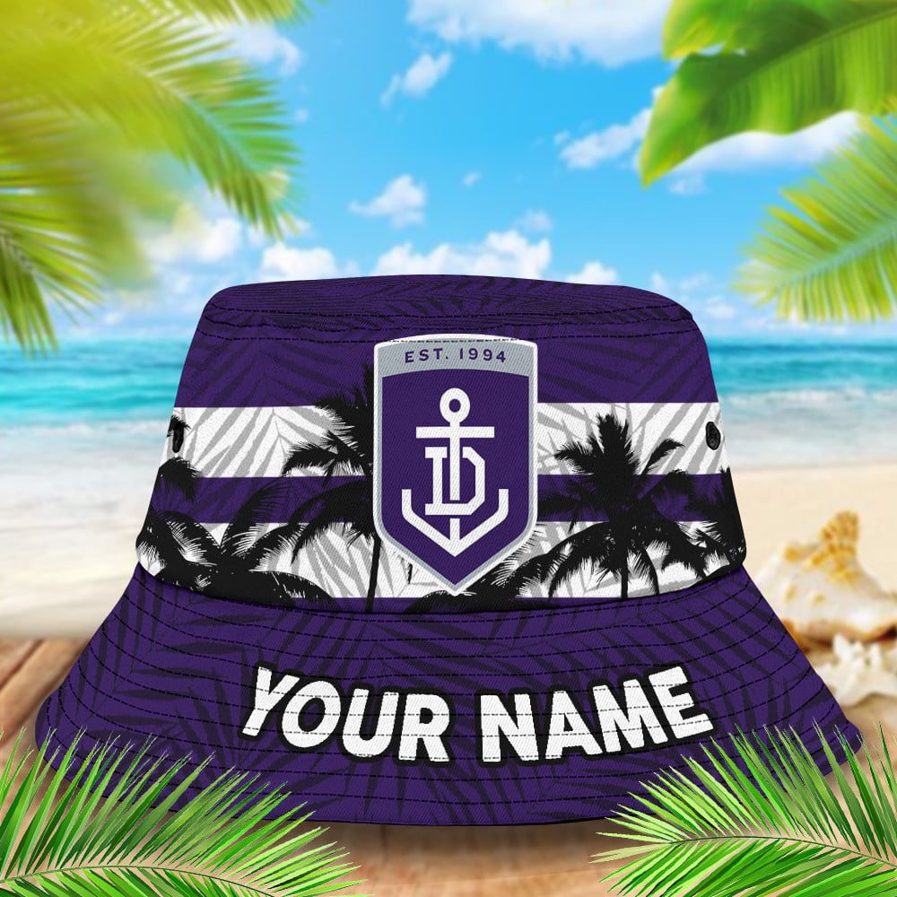 Afl Fremantle Dockers Personalized Bucket Hat For Fans