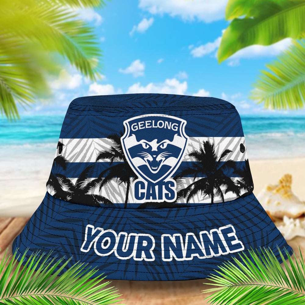 Afl Geelong Cats Personalized Bucket Hat For Fans
