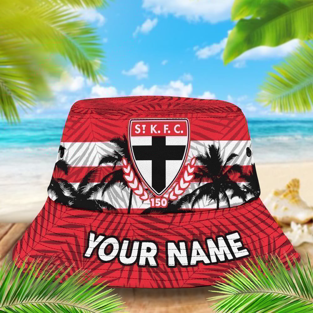 Afl St Kilda Saints Personalized Bucket Hat For Fans