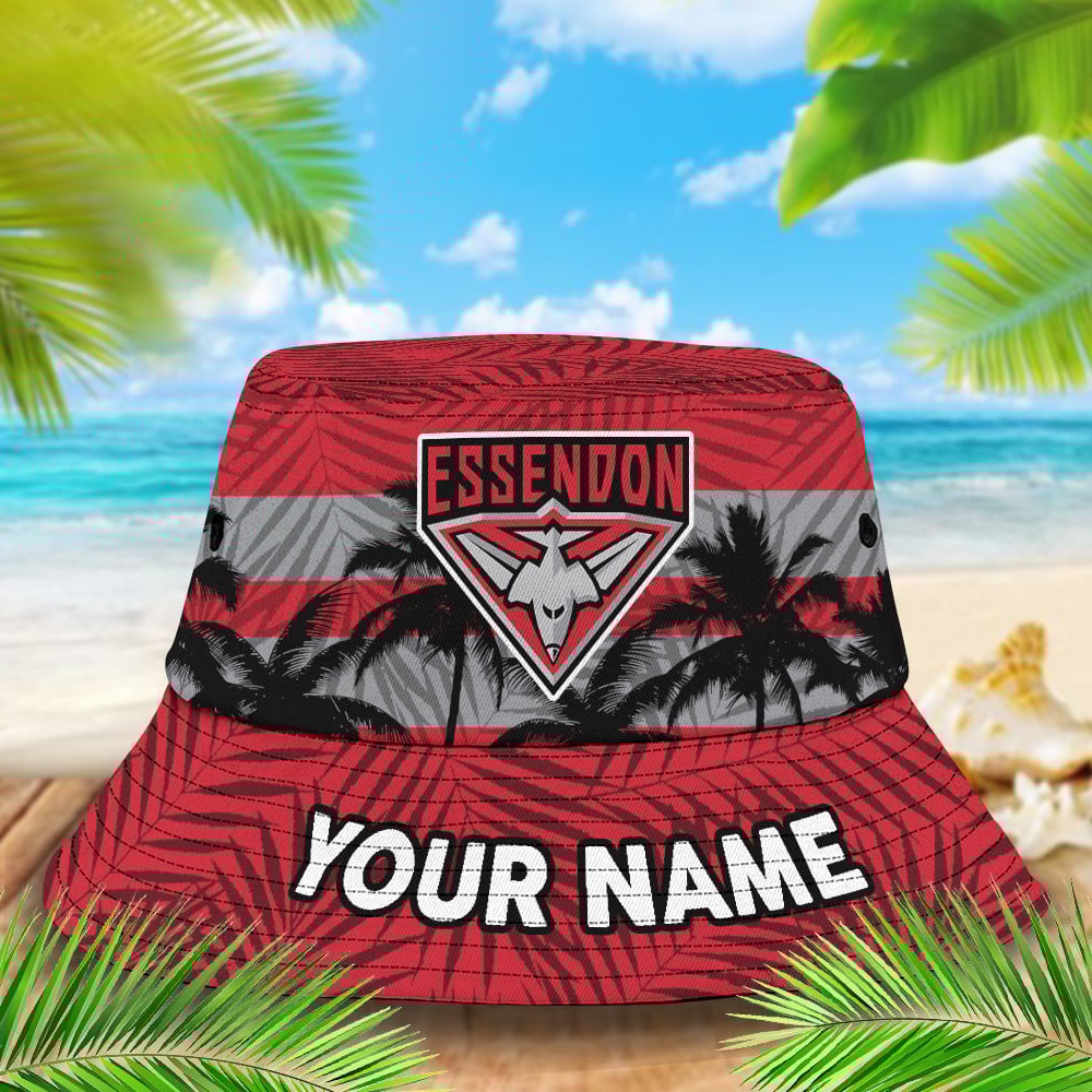 Afl Essendon Bombers Personalized Bucket Hat For Fans