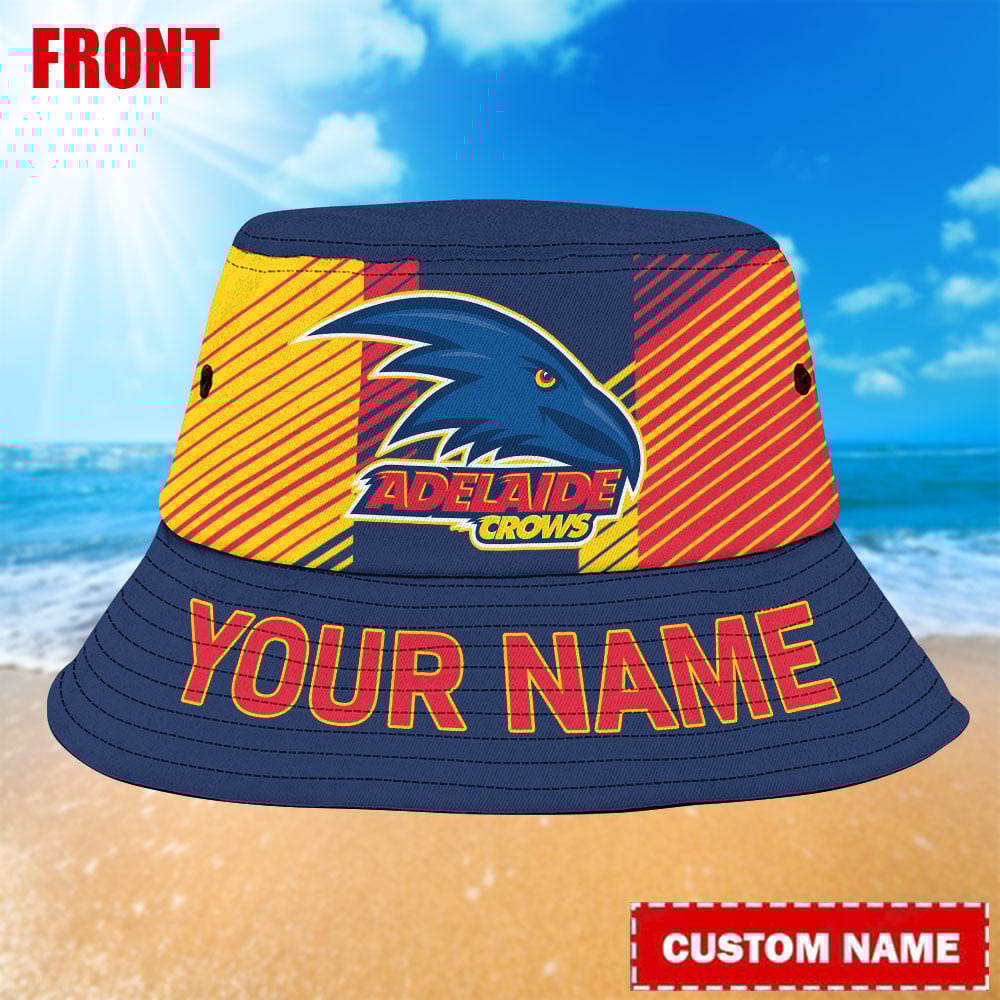 Afl Adelaide Crows Personalized Bucket Hat For Fans