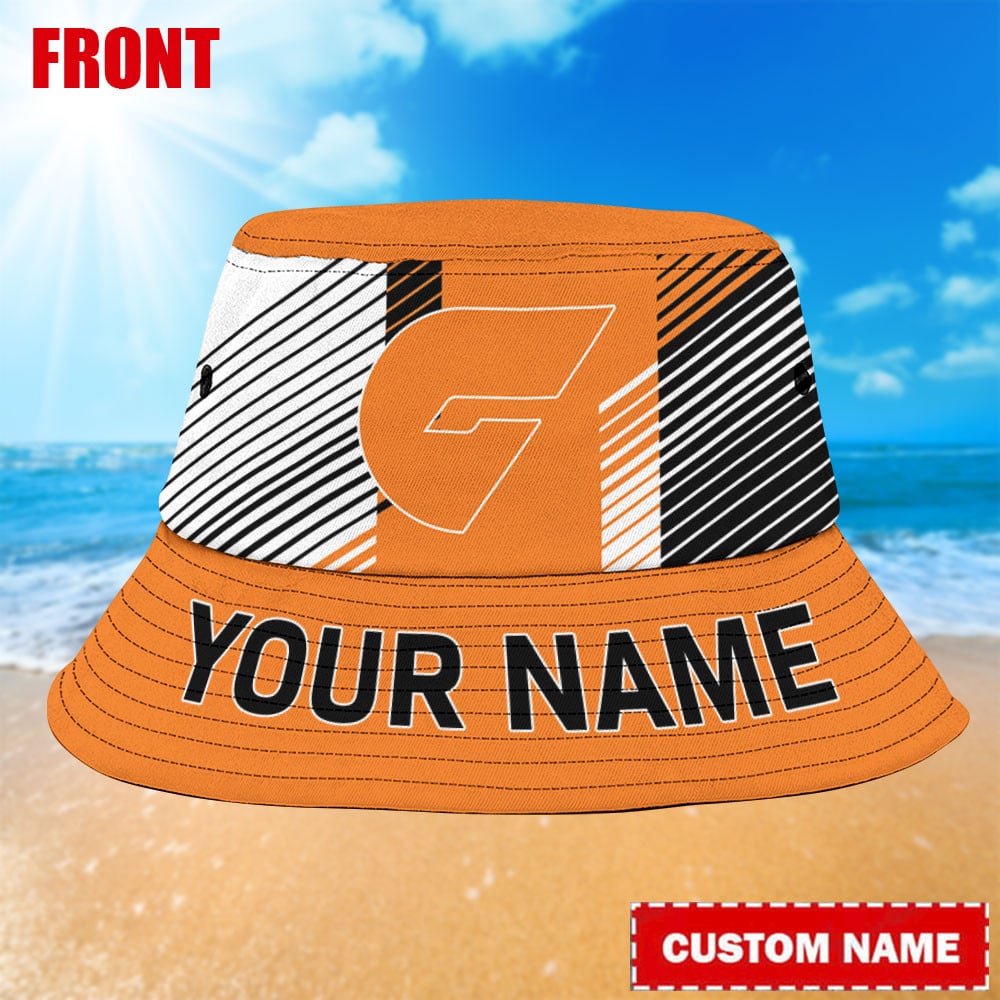 Afl Greater Western Sydney Giants Personalized Bucket Hat For Fans