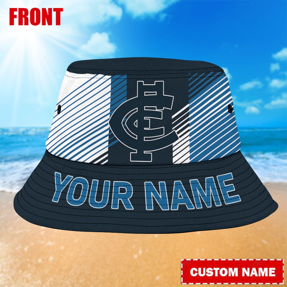 Afl Carlton Blues Personalized Bucket Hat For Fans