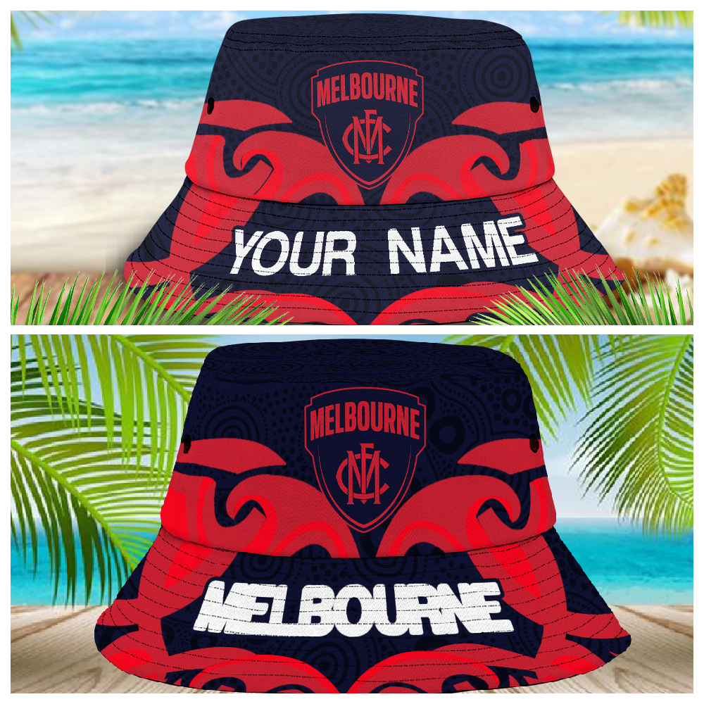 Afl Melbourne Demons Personalized Bucket Hat For Lover Boyfriend Husband