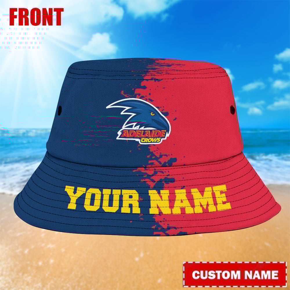 Afl Adelaide Crows Personalized Bucket Hat For Fans
