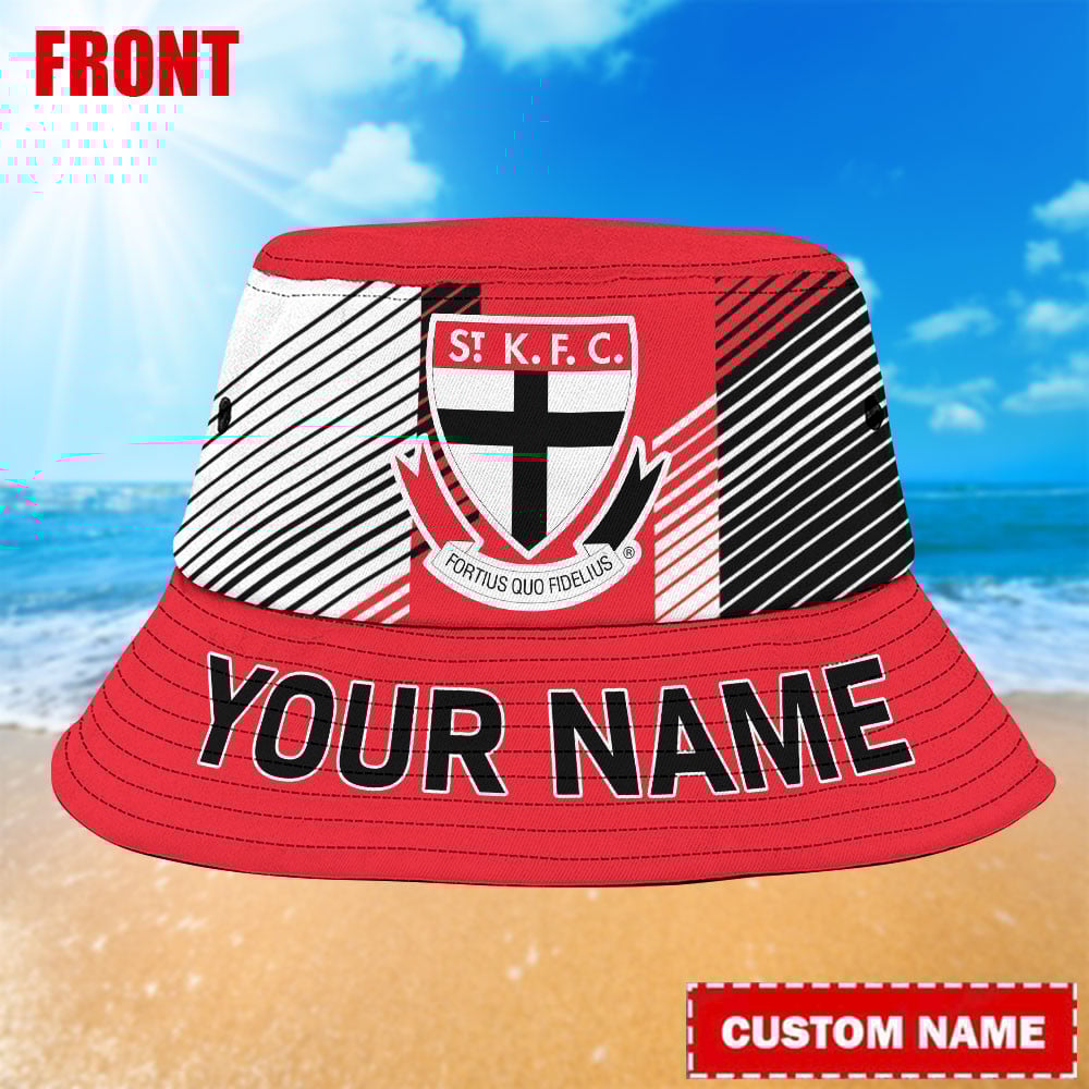 Afl St Kilda Saints Personalized Bucket Hat For Fans