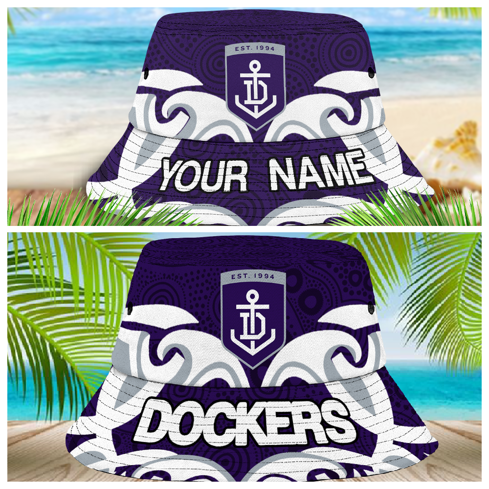 Afl Fremantle Dockers Personalized Bucket Hat For Lover Boyfriend Husband