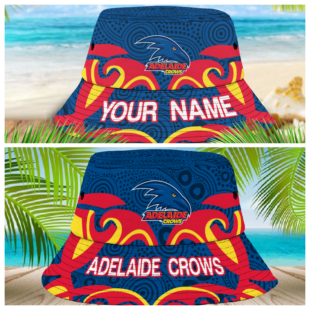 Afl Adelaide Crows Personalized Bucket Hat For Lover Boyfriend Husband