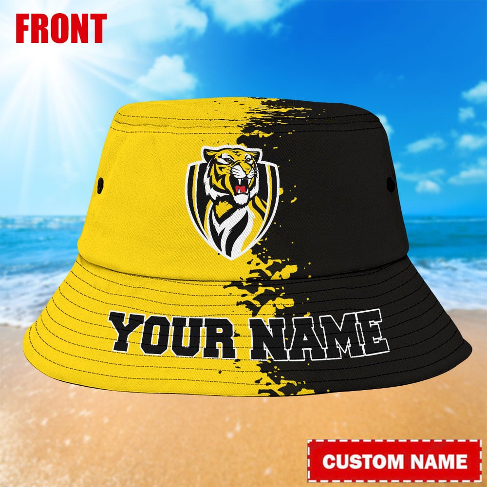 Afl Richmond Tigers Personalized Bucket Hat For Fans
